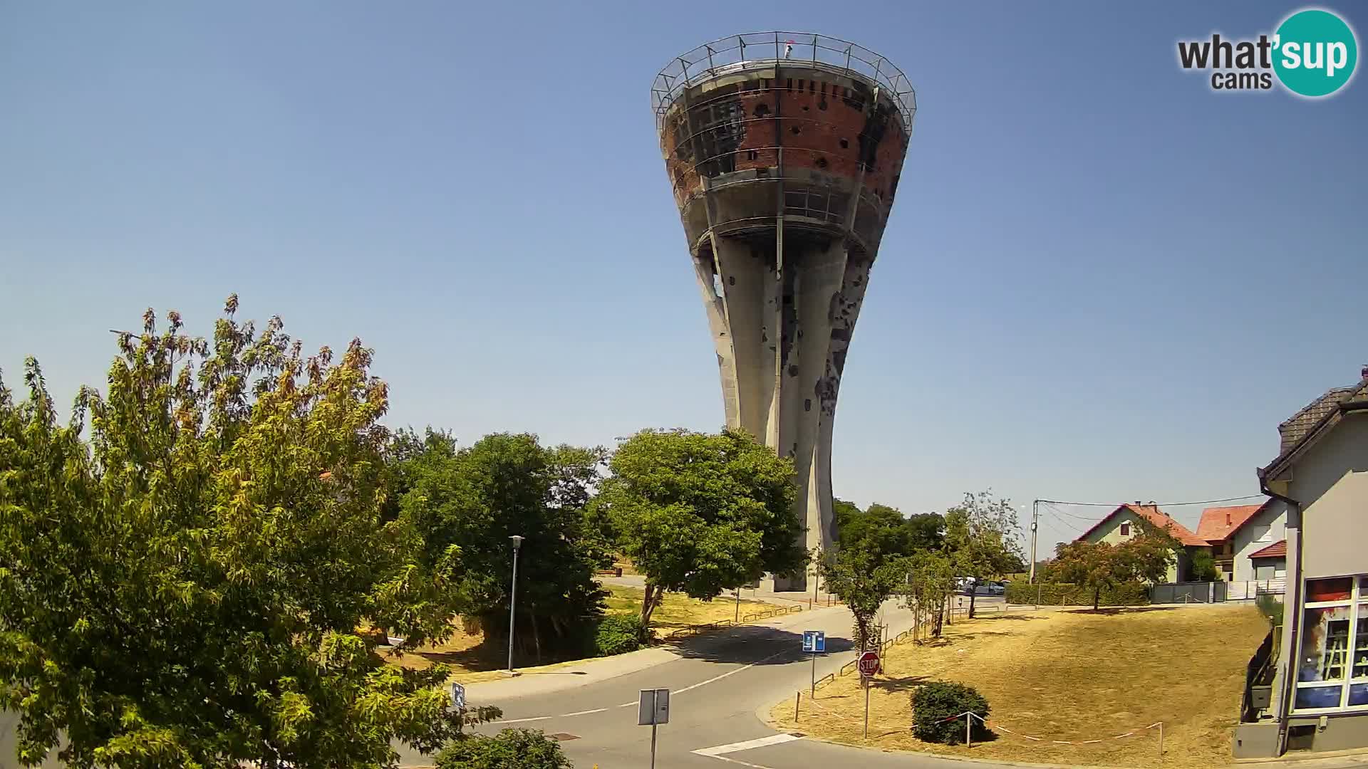 Webcam Vukovar – Vodni stolp, simbol Bitke za Vukovar (1991)