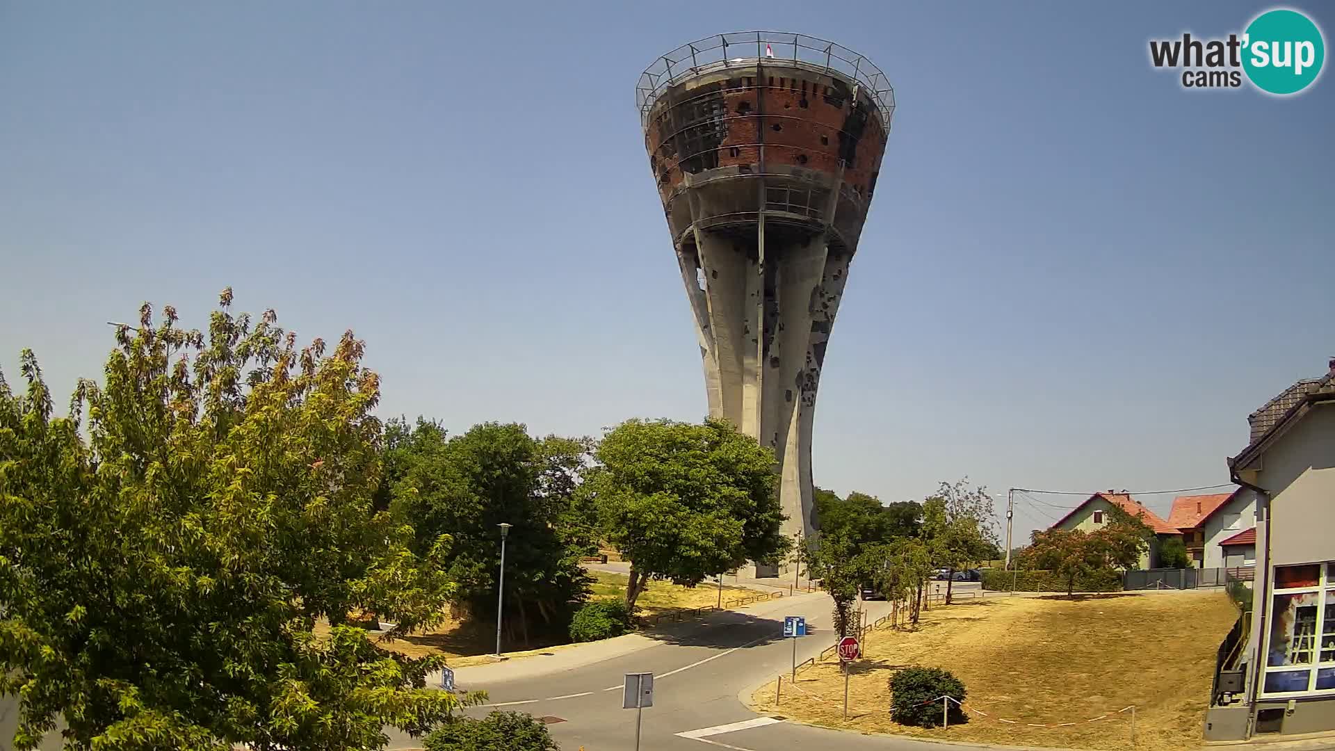 Webcam Vukovar – Vodni stolp, simbol Bitke za Vukovar (1991)