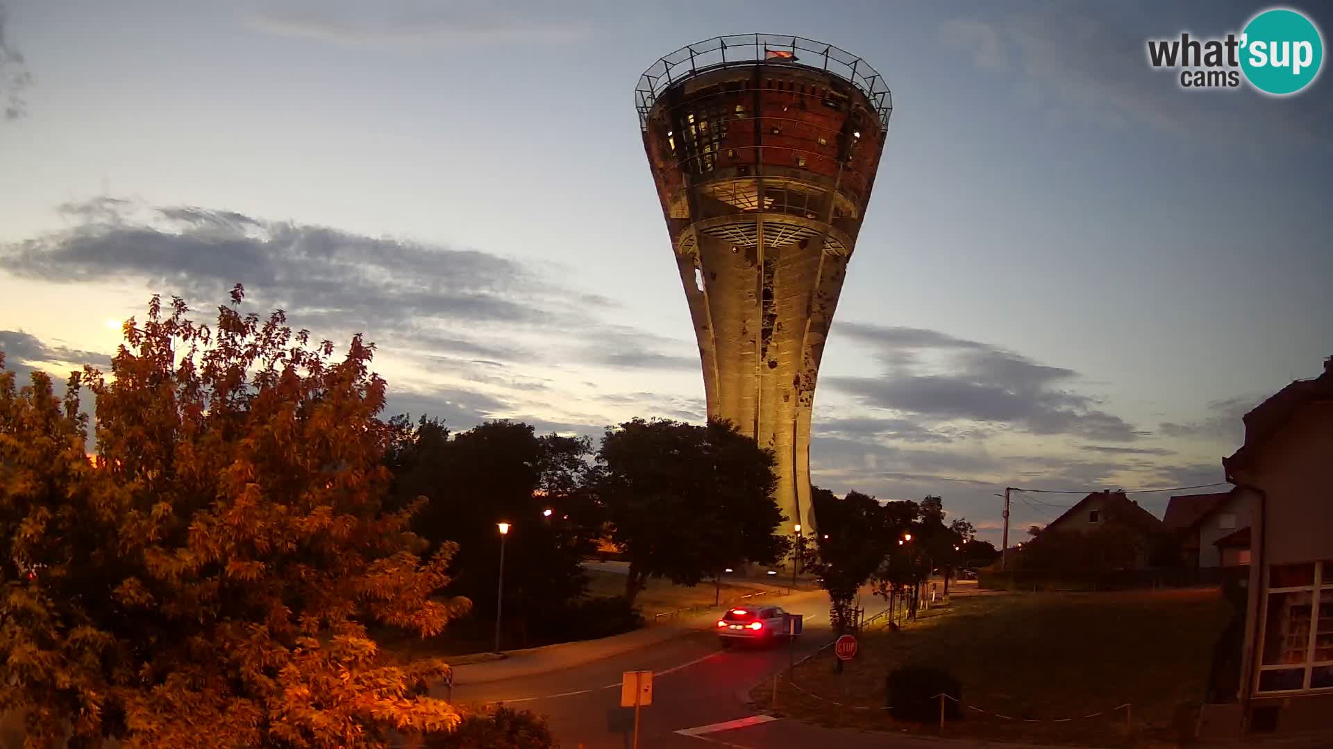 Webcam Vukovar – Torre de agua, el simbolo Batalla de Vukovar (1991)