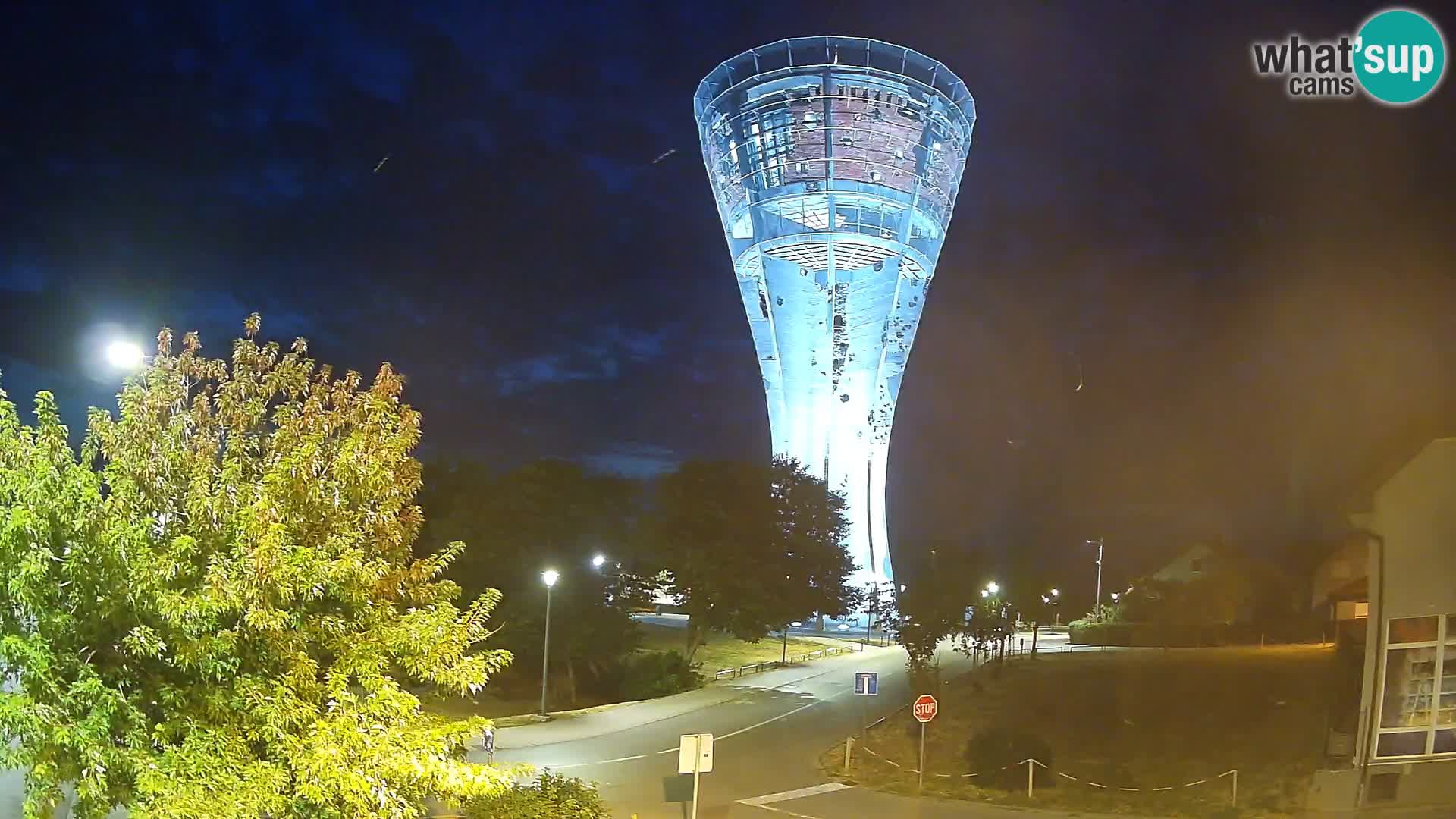 Webcam Vukovar –  Wasserturm , Symbol Schlacht von Vukovar (1991)