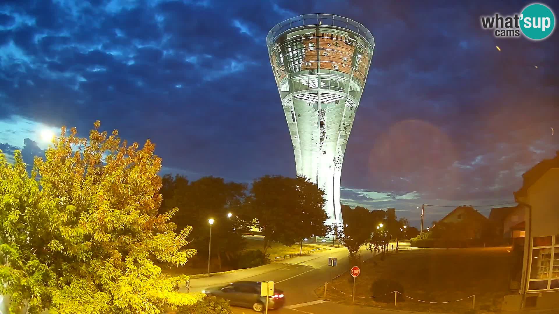 Webcam Vukovar – Château d’eau,  symbole Bataille de Vukovar (1991)