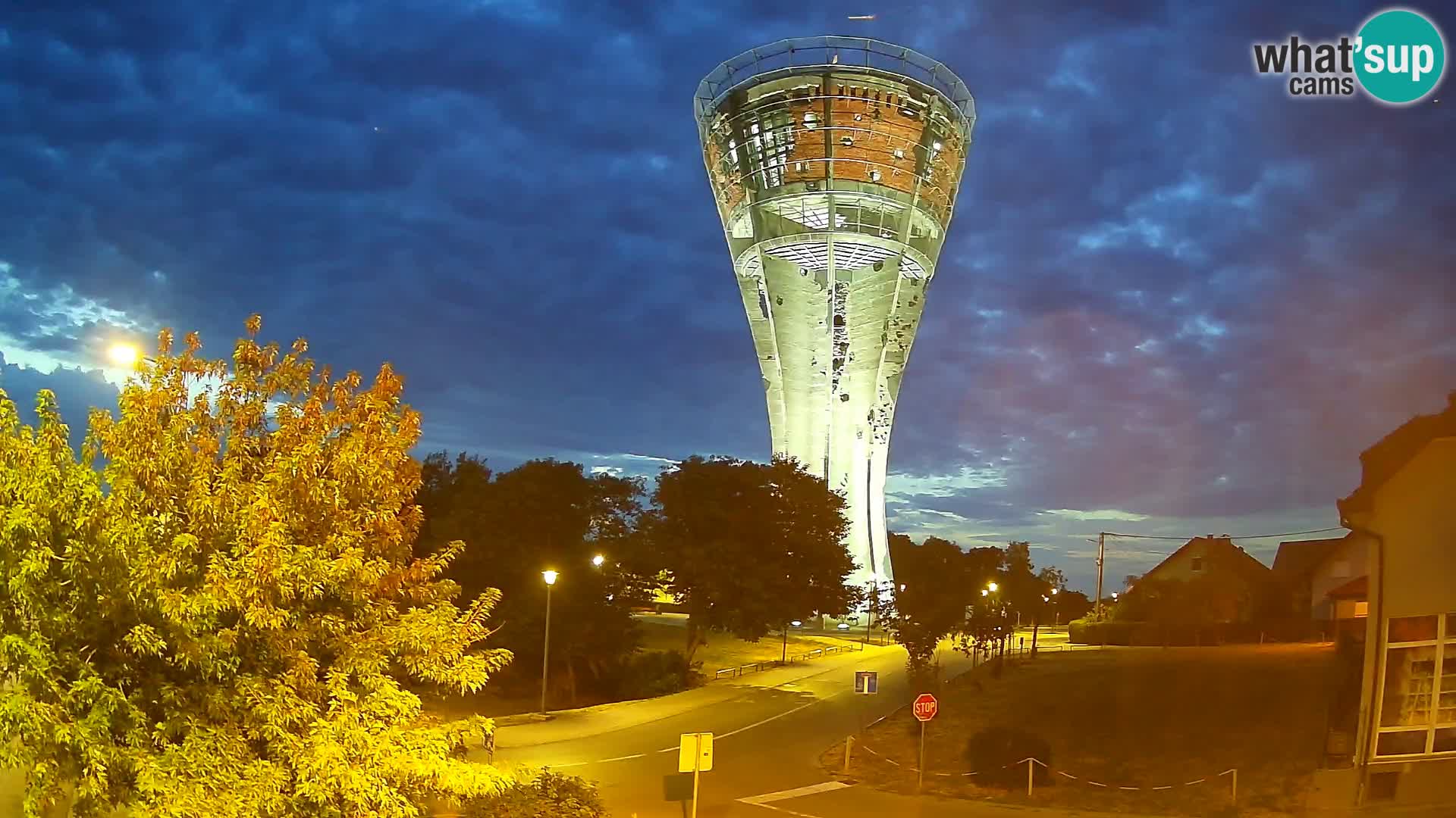Webcam Vukovar – Water tower – simbol from Battle of Vukovar (1991)