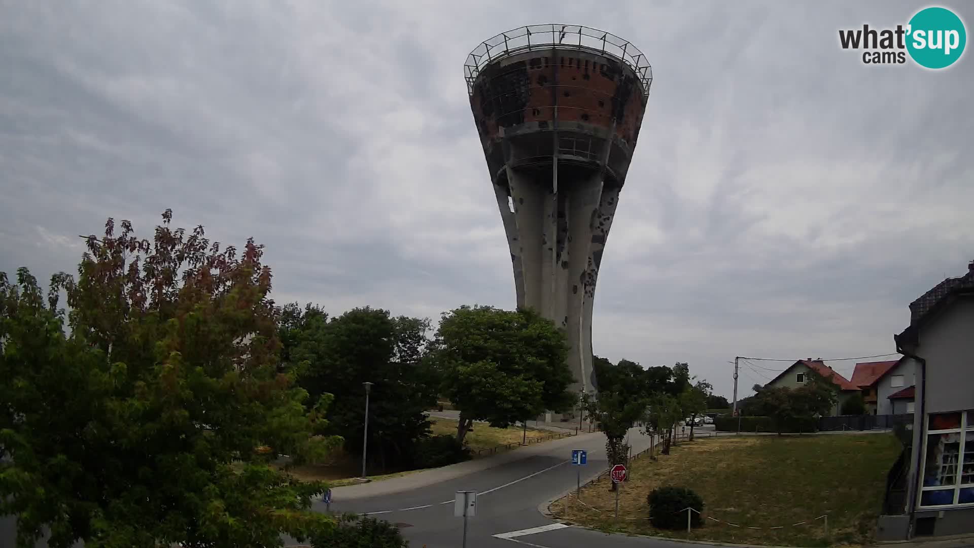 Web Kamera Vukovar – vodotoranj, simbol Bitke za Vukovar (1991)