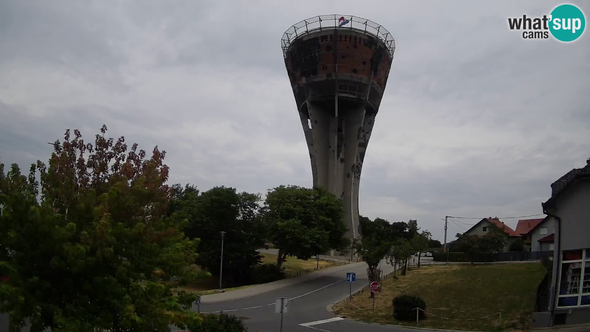 Web Kamera Vukovar – vodotoranj, simbol Bitke za Vukovar (1991)