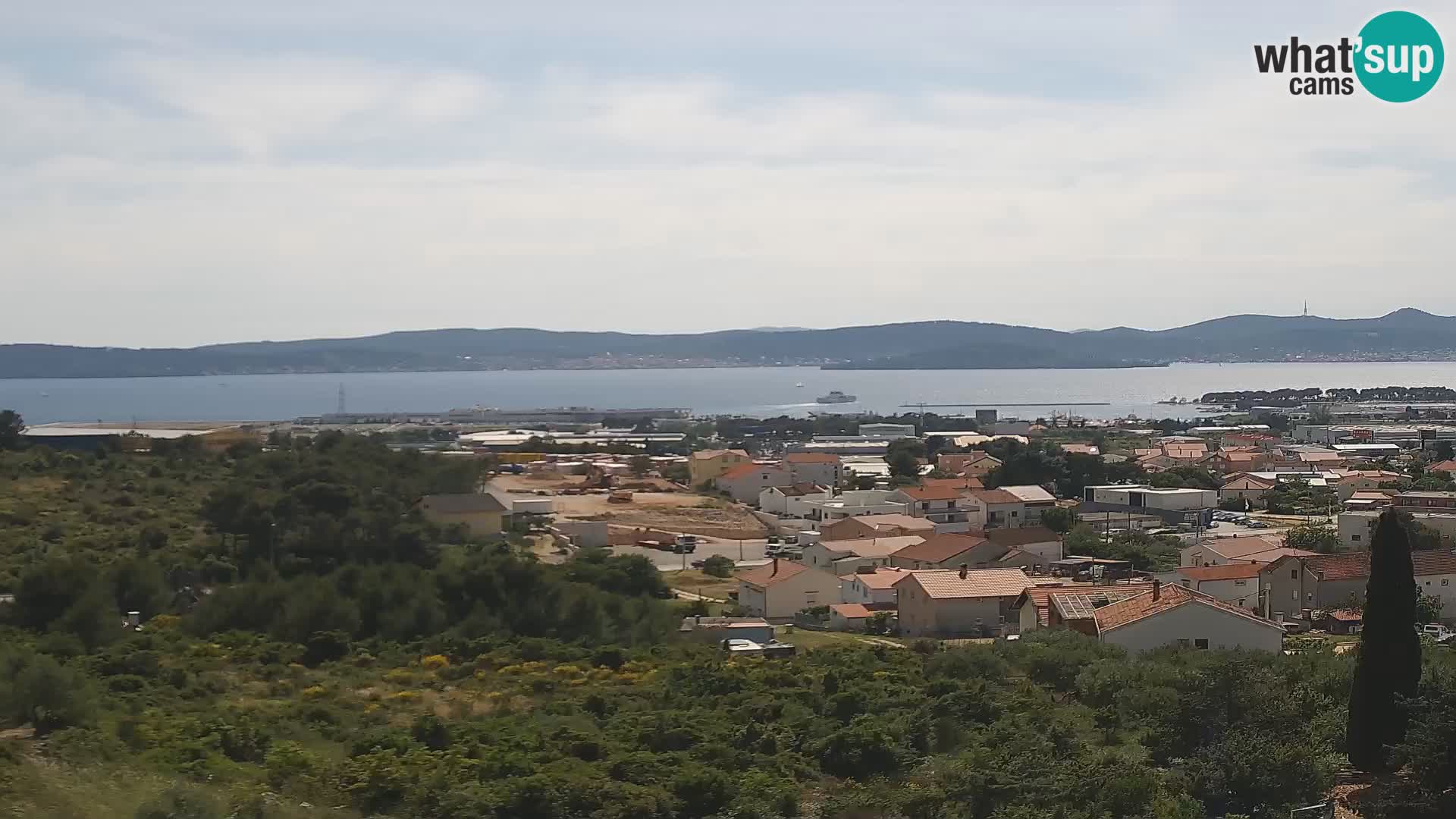 Zadar Pristanišče Gazenica s panoramsko spletno kamero, Zadar, Hrvaška