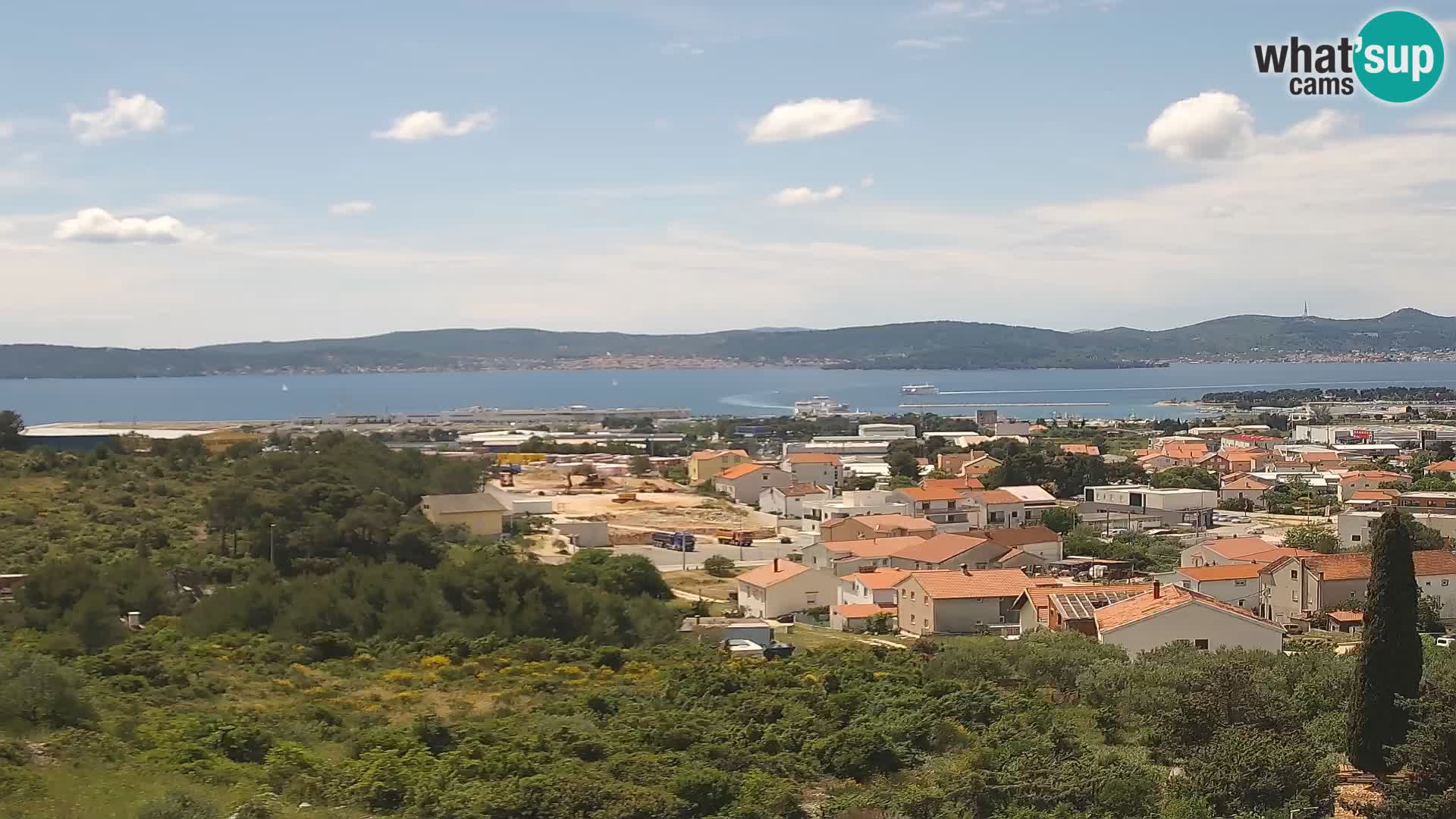 Zadar Port Gazenica Webcam Panorama, Zadar, Kroatien