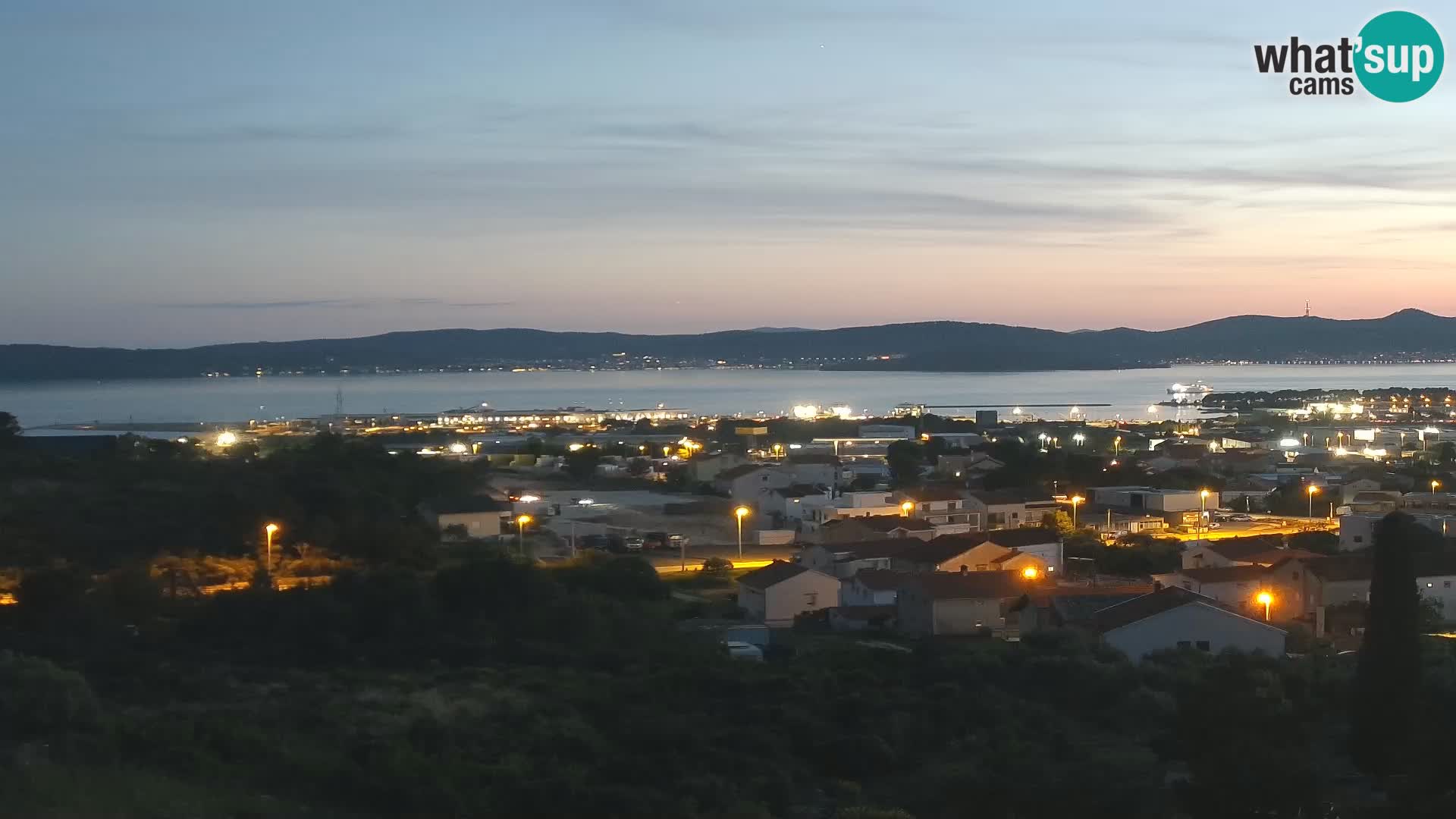 Zadar Port Gazenica Webcam Panorama, Zadar, Kroatien
