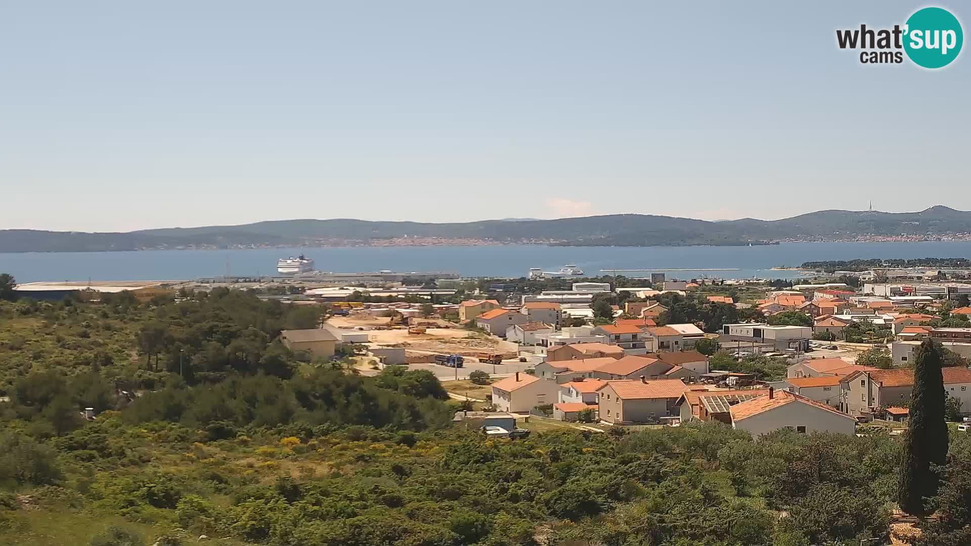 Panoramska web kamera Luke Gaženica u Zadru, Hrvatska