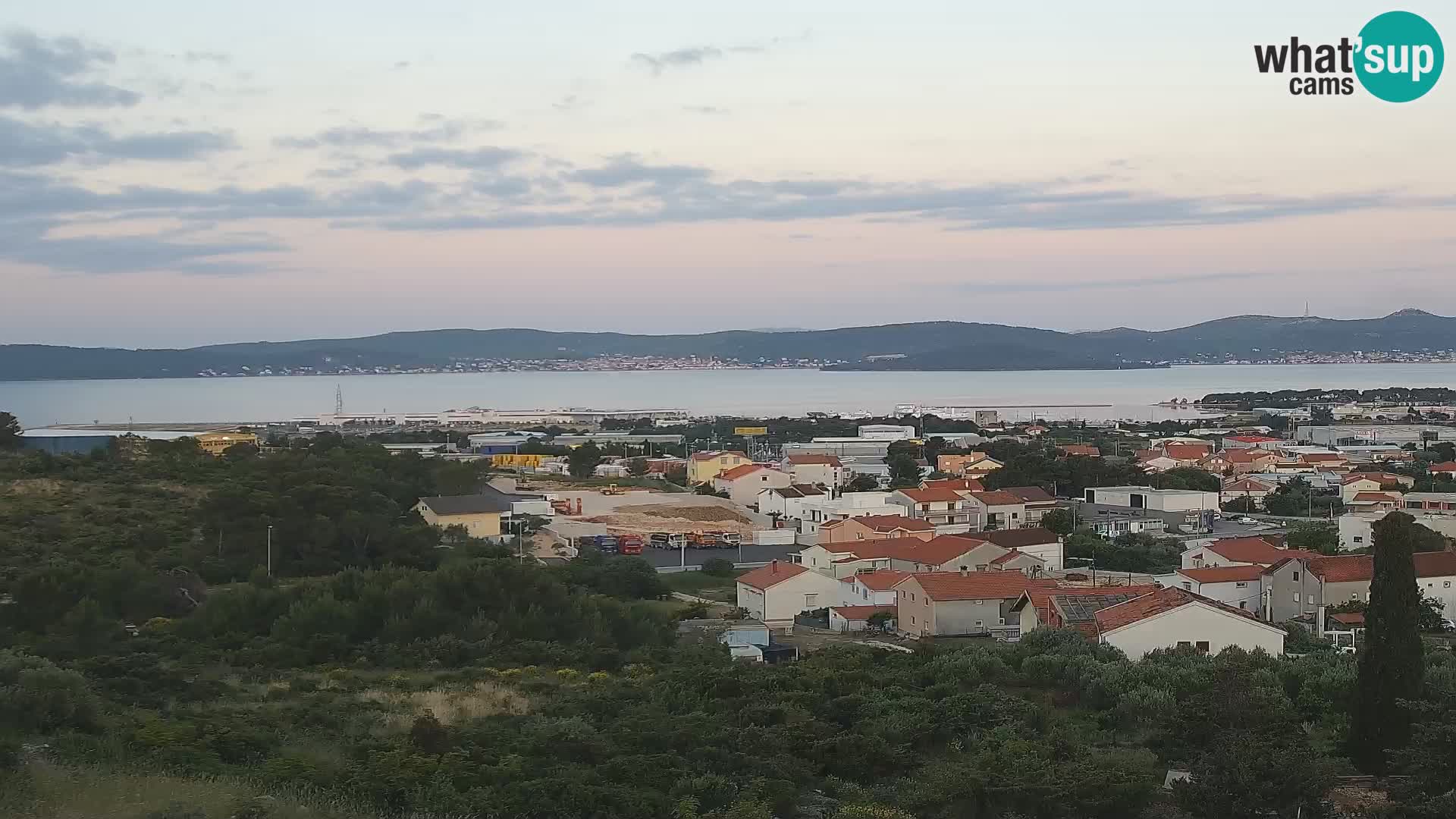 Zadar Port Gazenica Webcam Panorama, Zadar, Kroatien