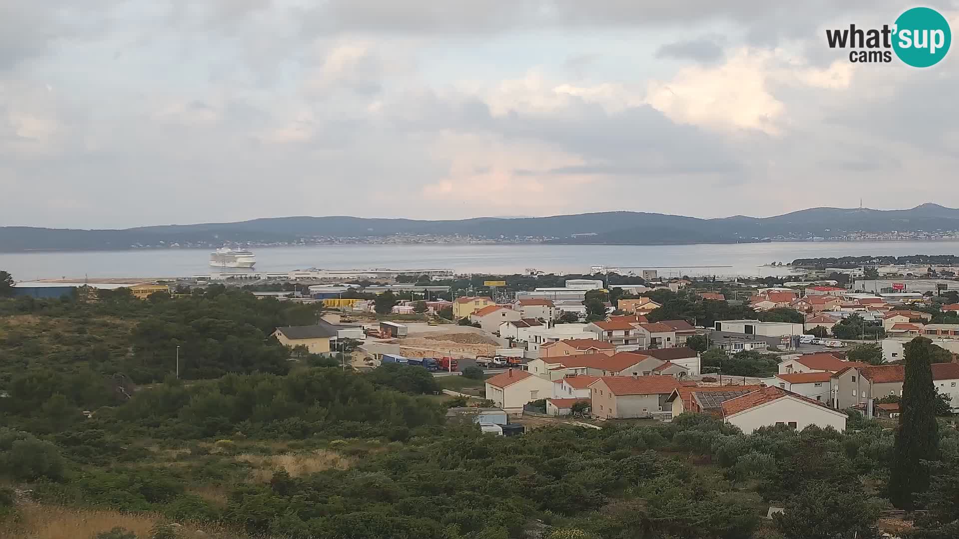 Panoramska web kamera Luke Gaženica u Zadru, Hrvatska