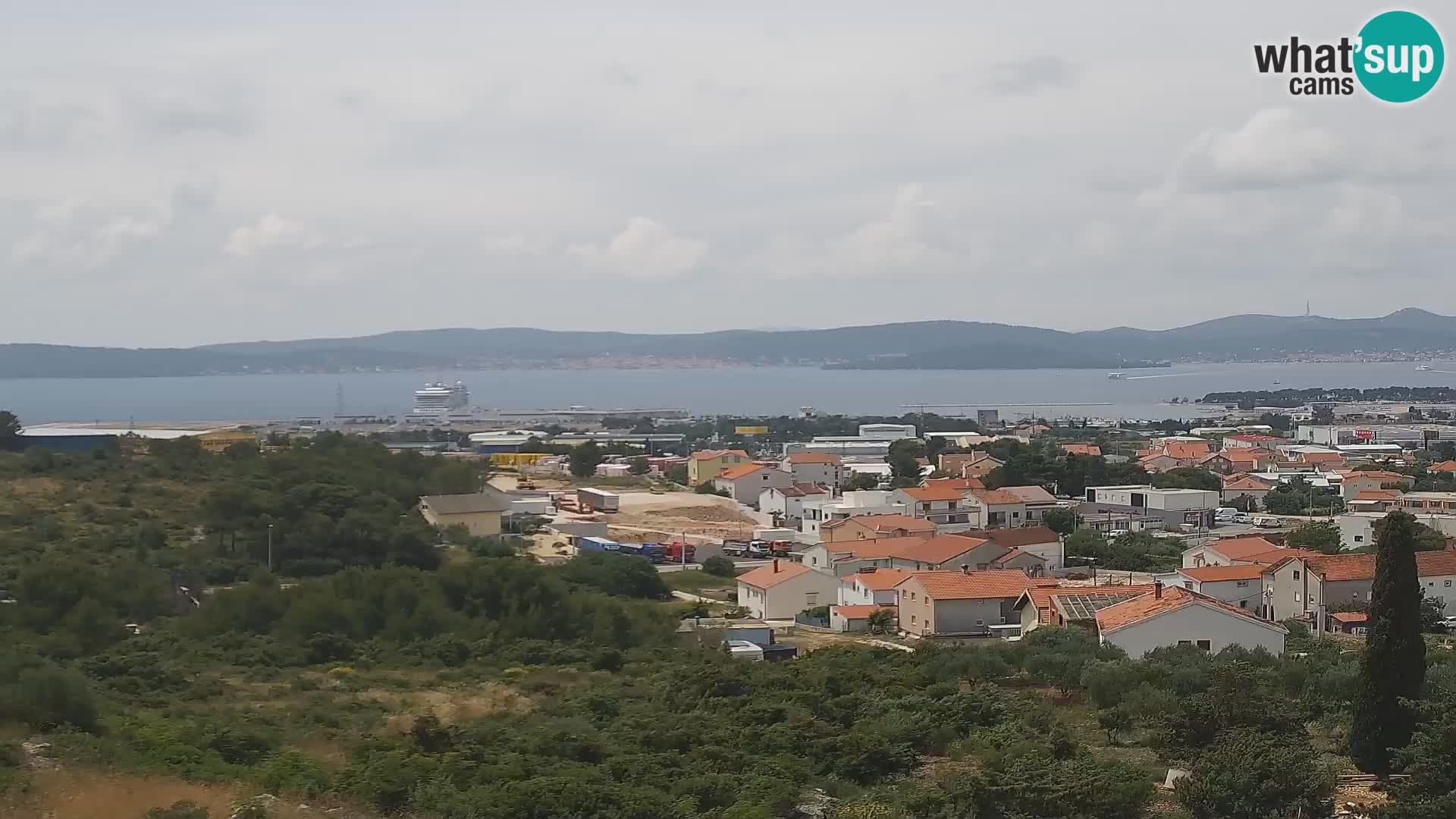 Panoramska web kamera Luke Gaženica u Zadru, Hrvatska