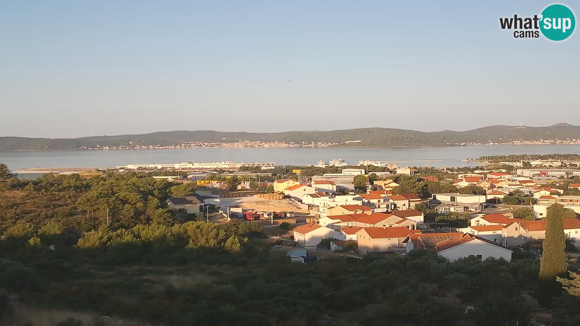 Zadar Pristanišče Gazenica s panoramsko spletno kamero, Zadar, Hrvaška