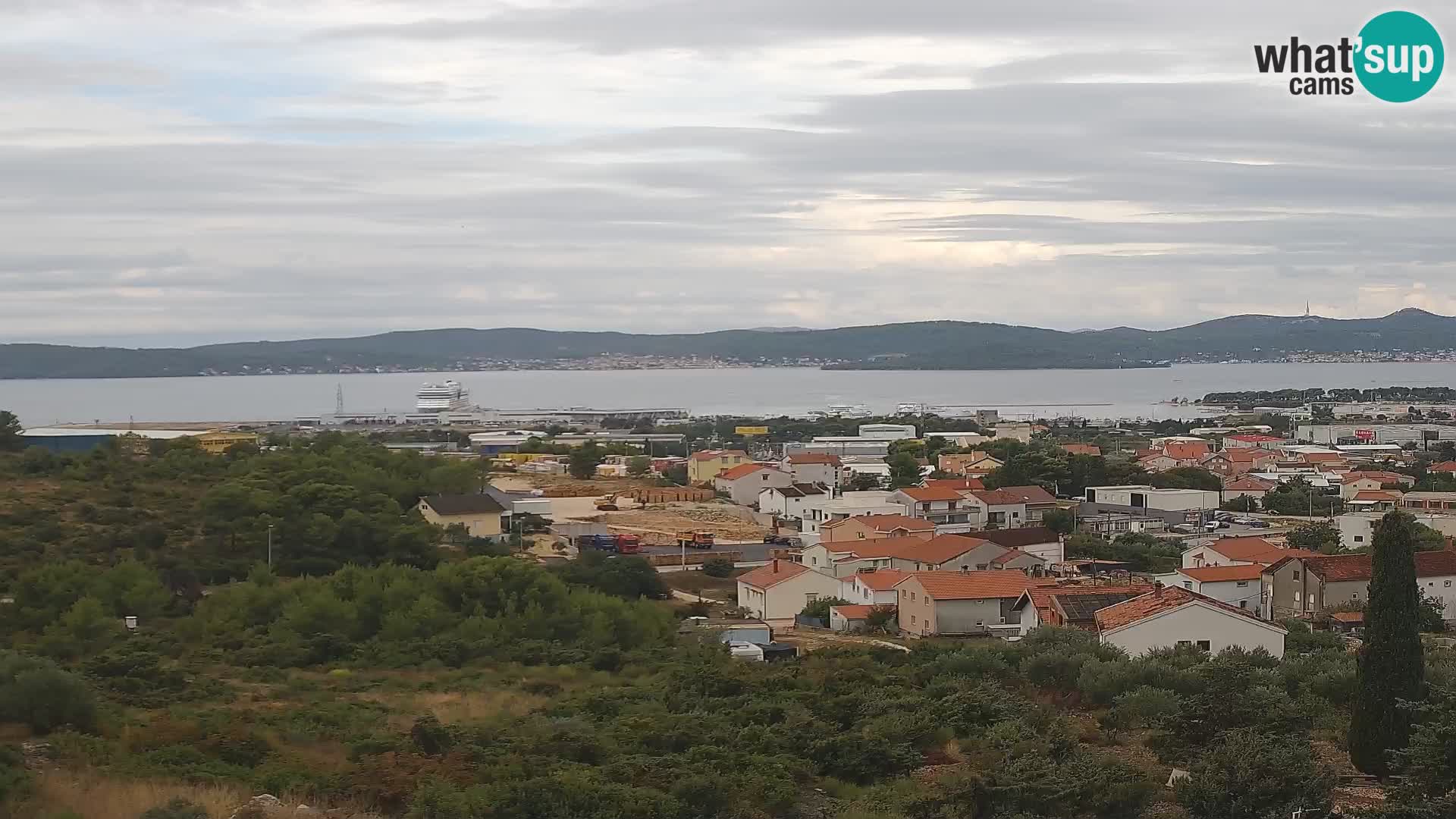 Panorama de la Webcam del Puerto Gazenica de Zadar, Zadar, Croacia