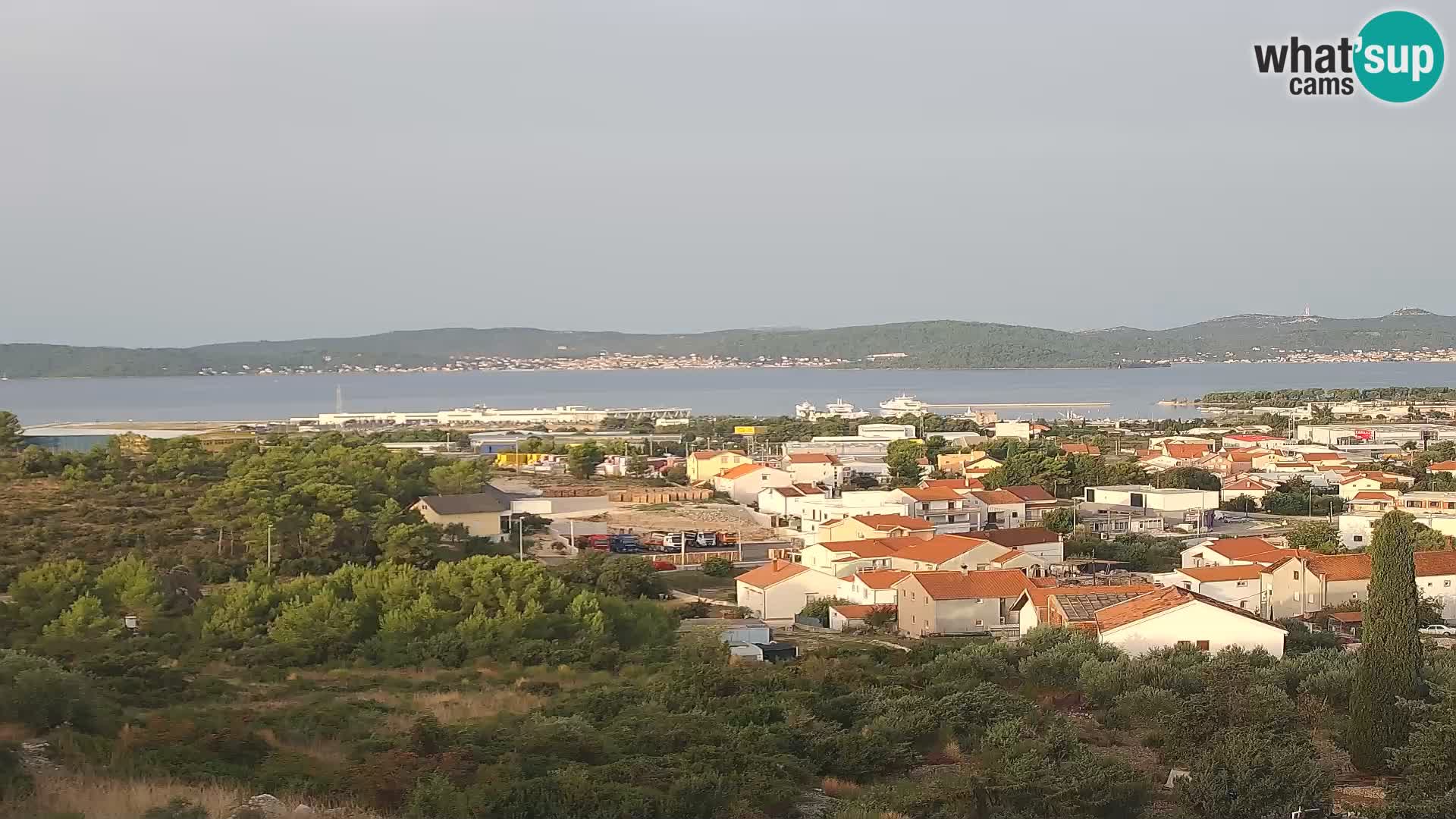 Panorama de la Webcam del Puerto Gazenica de Zadar, Zadar, Croacia