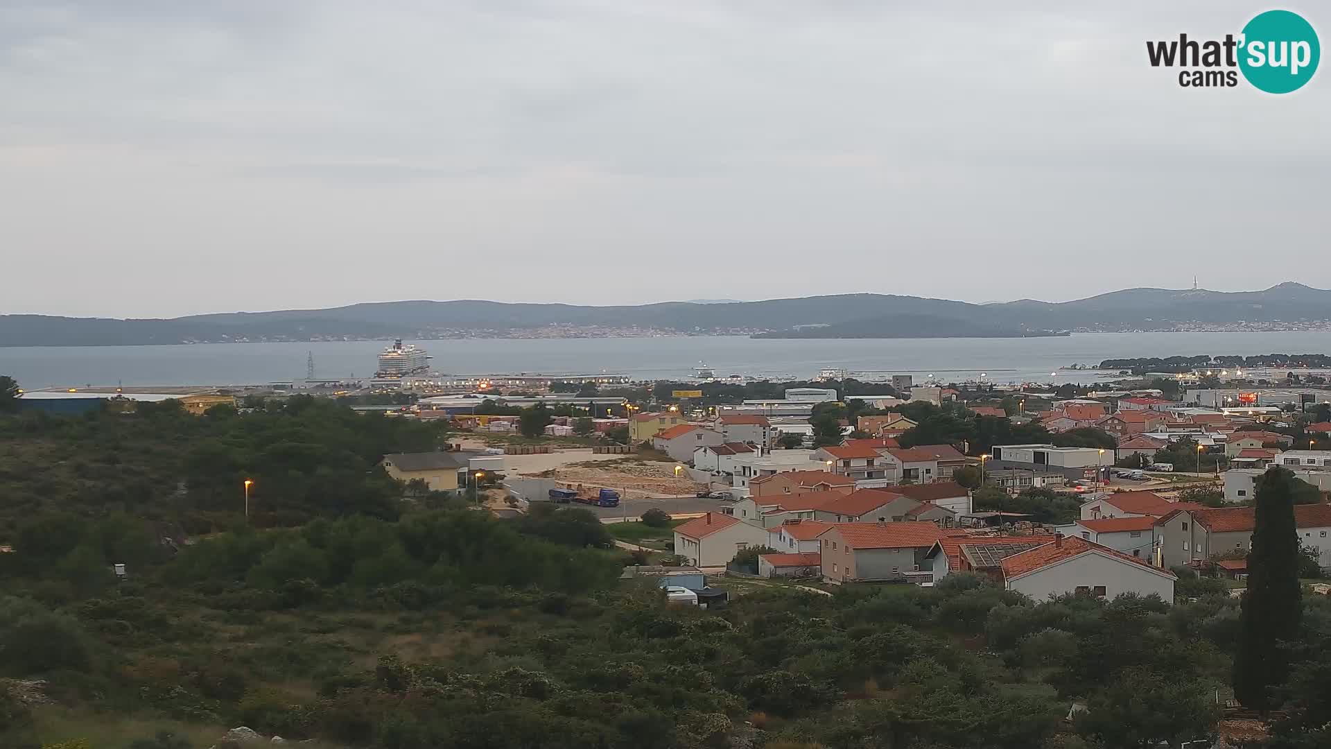 Zadar Port Gazenica Webcam Panorama, Zadar, Croatia