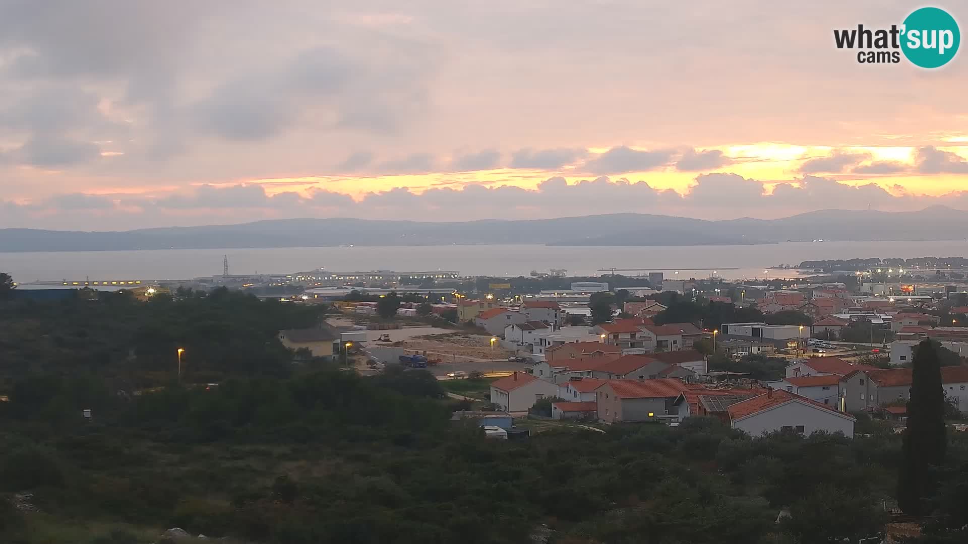 Zadar Port Gazenica Webcam Panorama, Zadar, Croatie