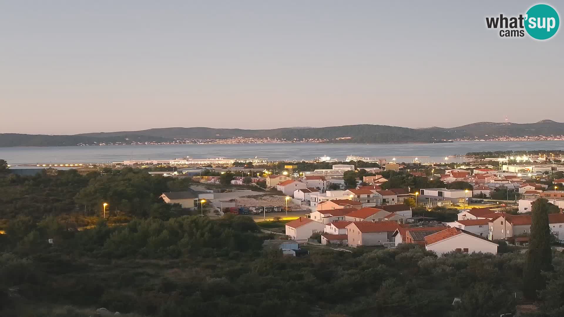 Zadar Pristanišče Gazenica s panoramsko spletno kamero, Zadar, Hrvaška