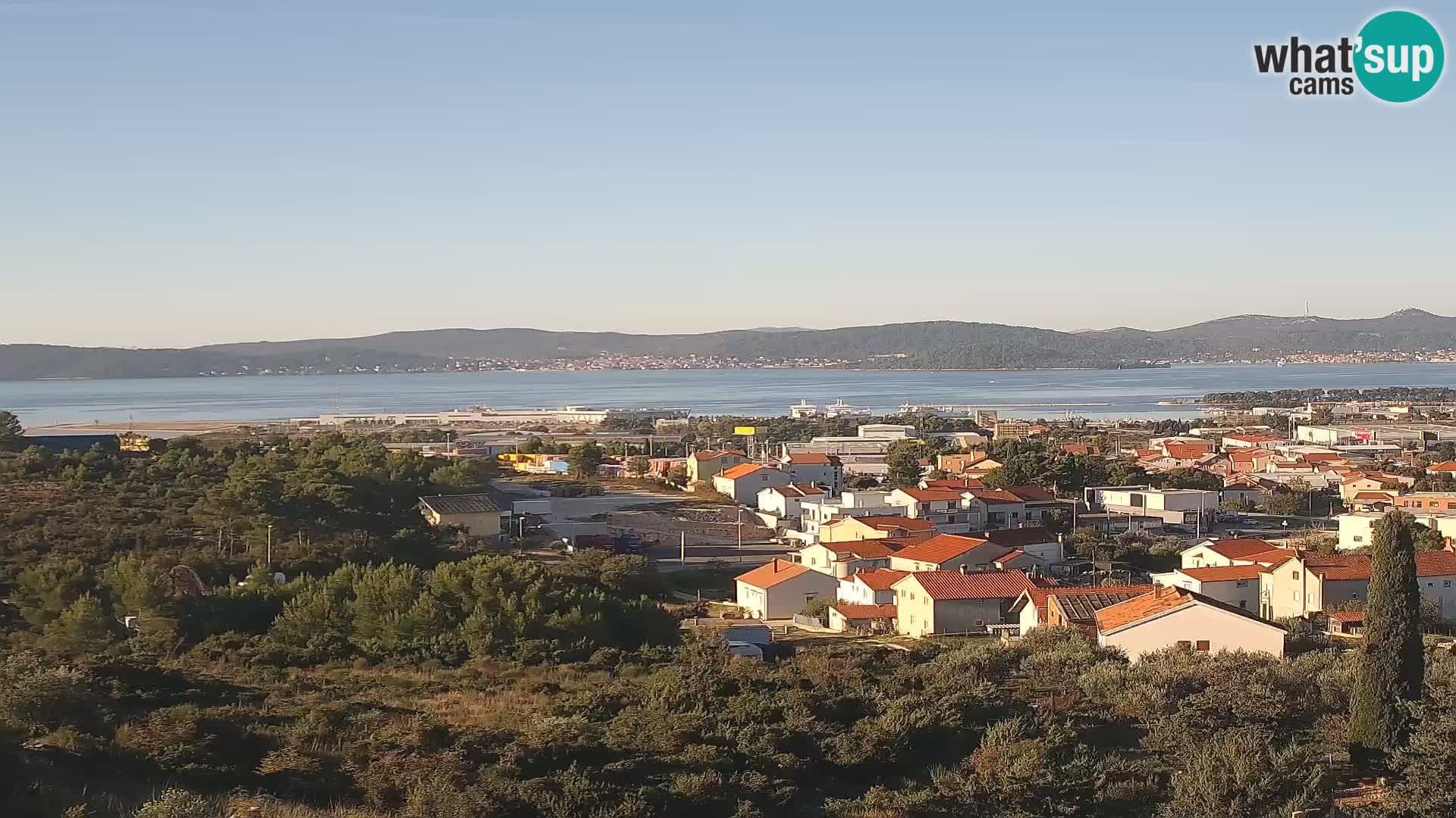 Zadar Pristanišče Gazenica s panoramsko spletno kamero, Zadar, Hrvaška