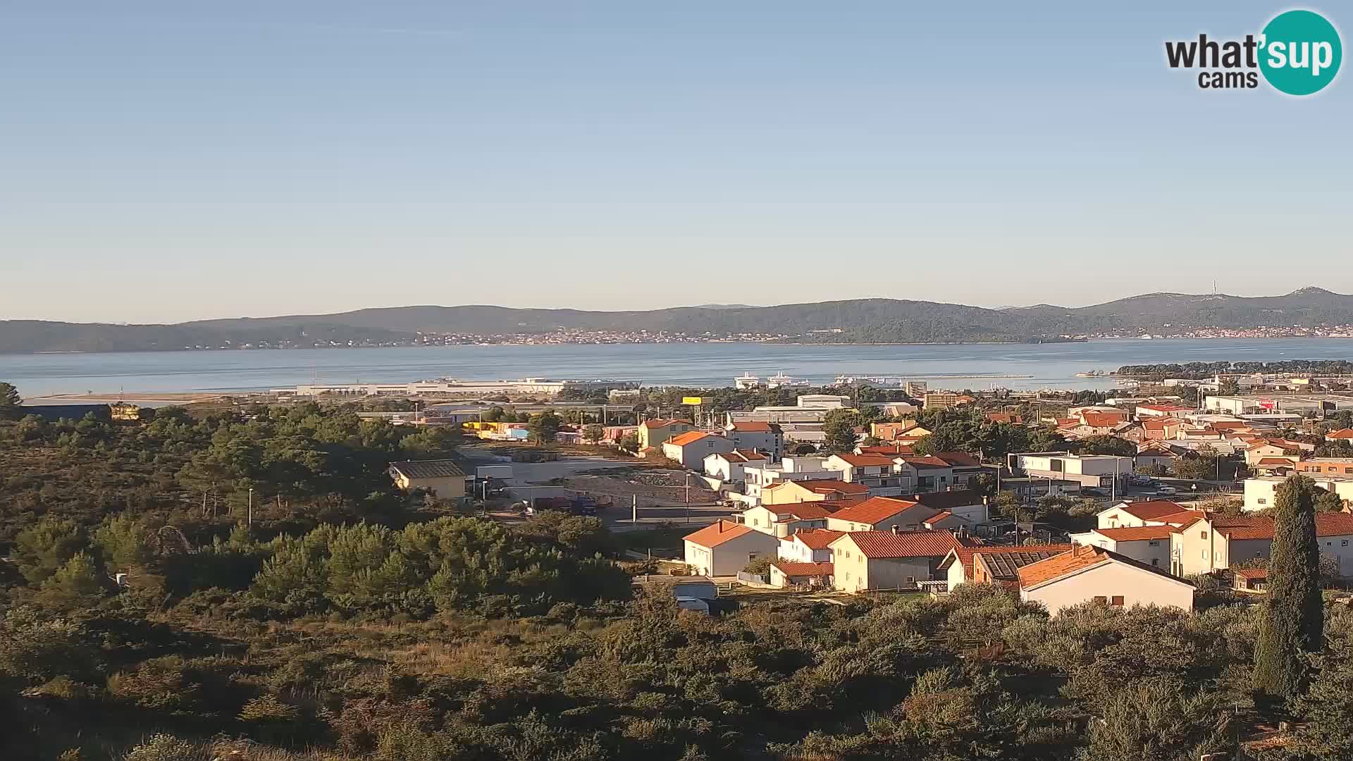 Zadar Pristanišče Gazenica s panoramsko spletno kamero, Zadar, Hrvaška