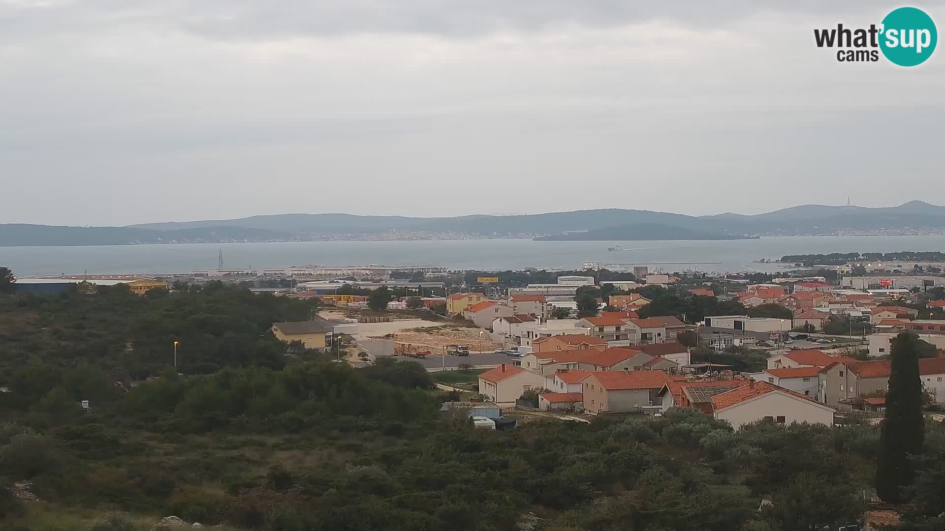 Zadar Pristanišče Gazenica s panoramsko spletno kamero, Zadar, Hrvaška