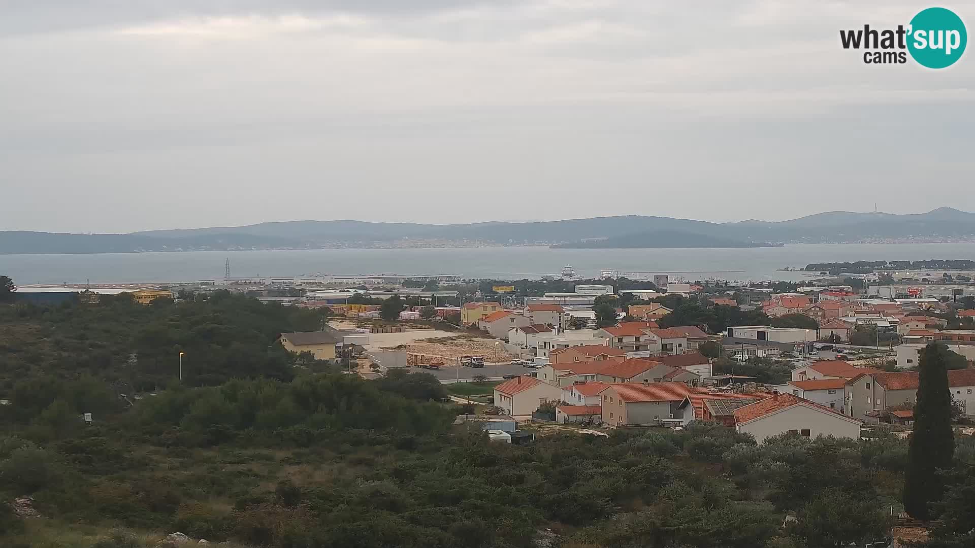 Panorama de la Webcam del Puerto Gazenica de Zadar, Zadar, Croacia