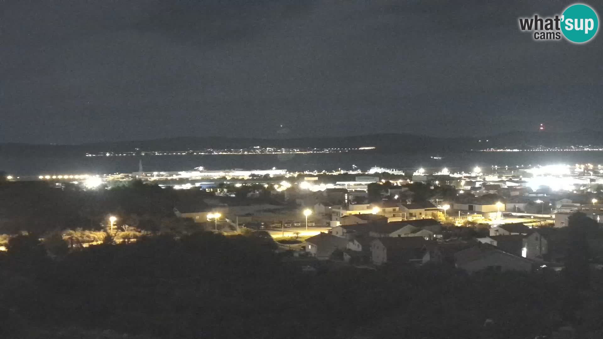 Panorama de la Webcam del Puerto Gazenica de Zadar, Zadar, Croacia