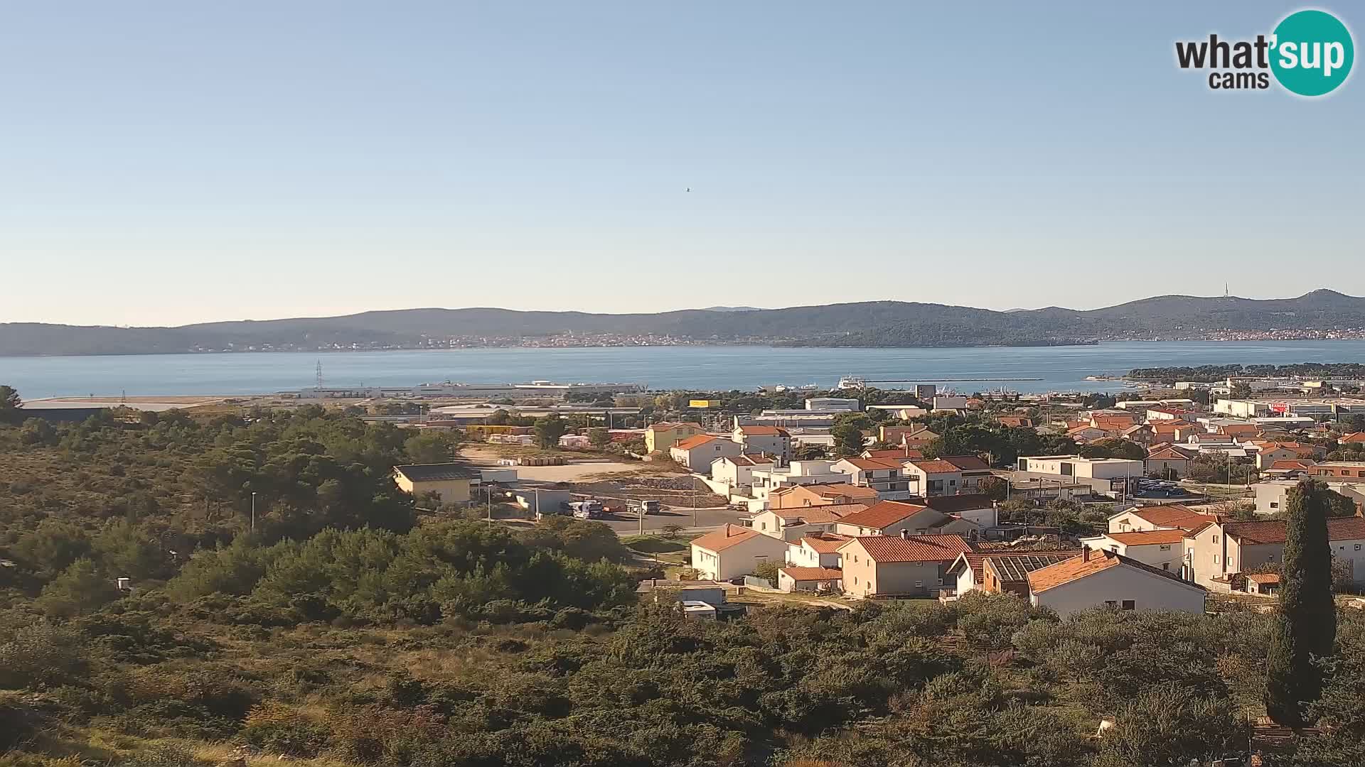 Panorama de la Webcam del Puerto Gazenica de Zadar, Zadar, Croacia