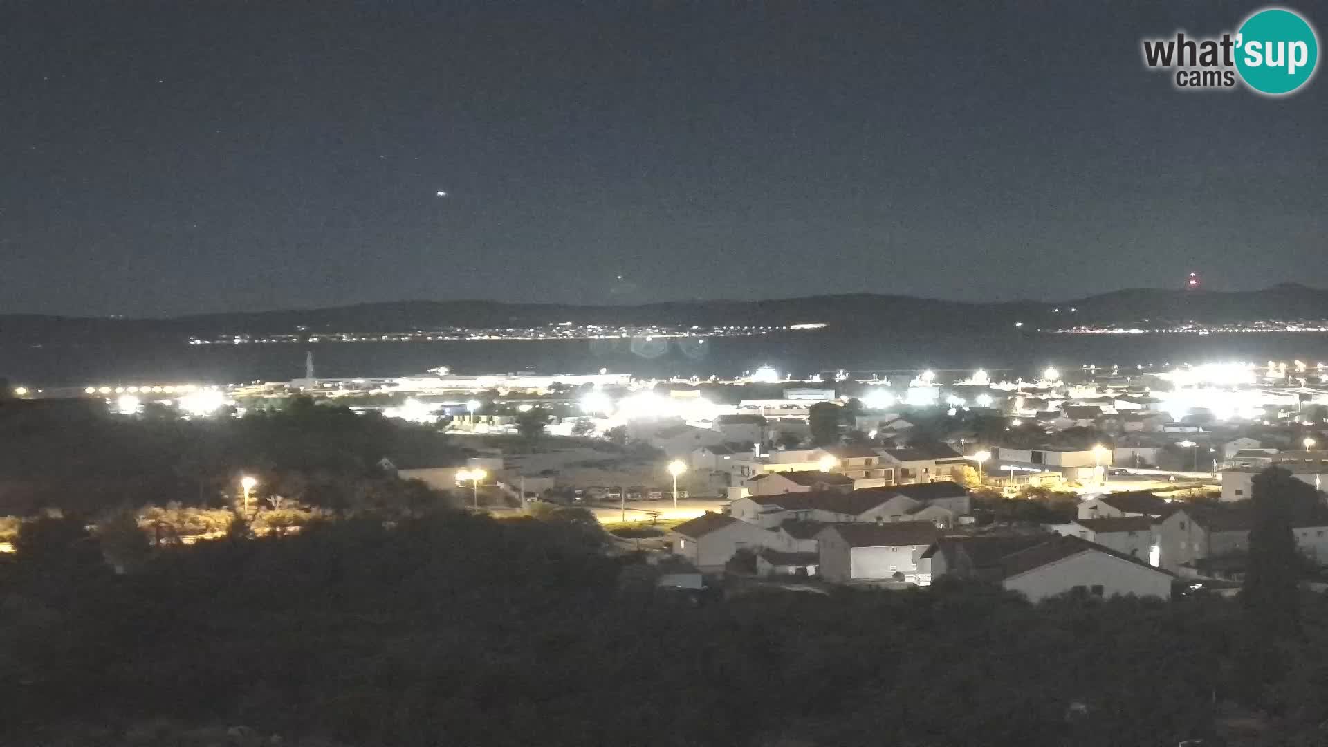 Panorama de la Webcam del Puerto Gazenica de Zadar, Zadar, Croacia