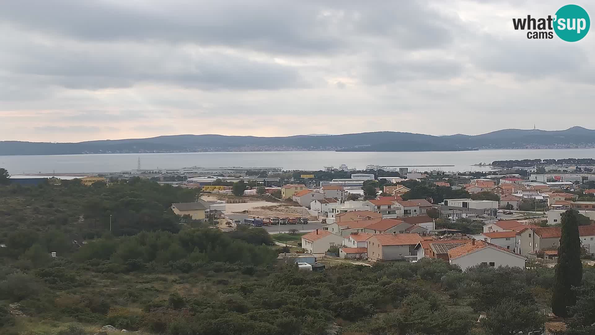 Zadar Pristanišče Gazenica s panoramsko spletno kamero, Zadar, Hrvaška