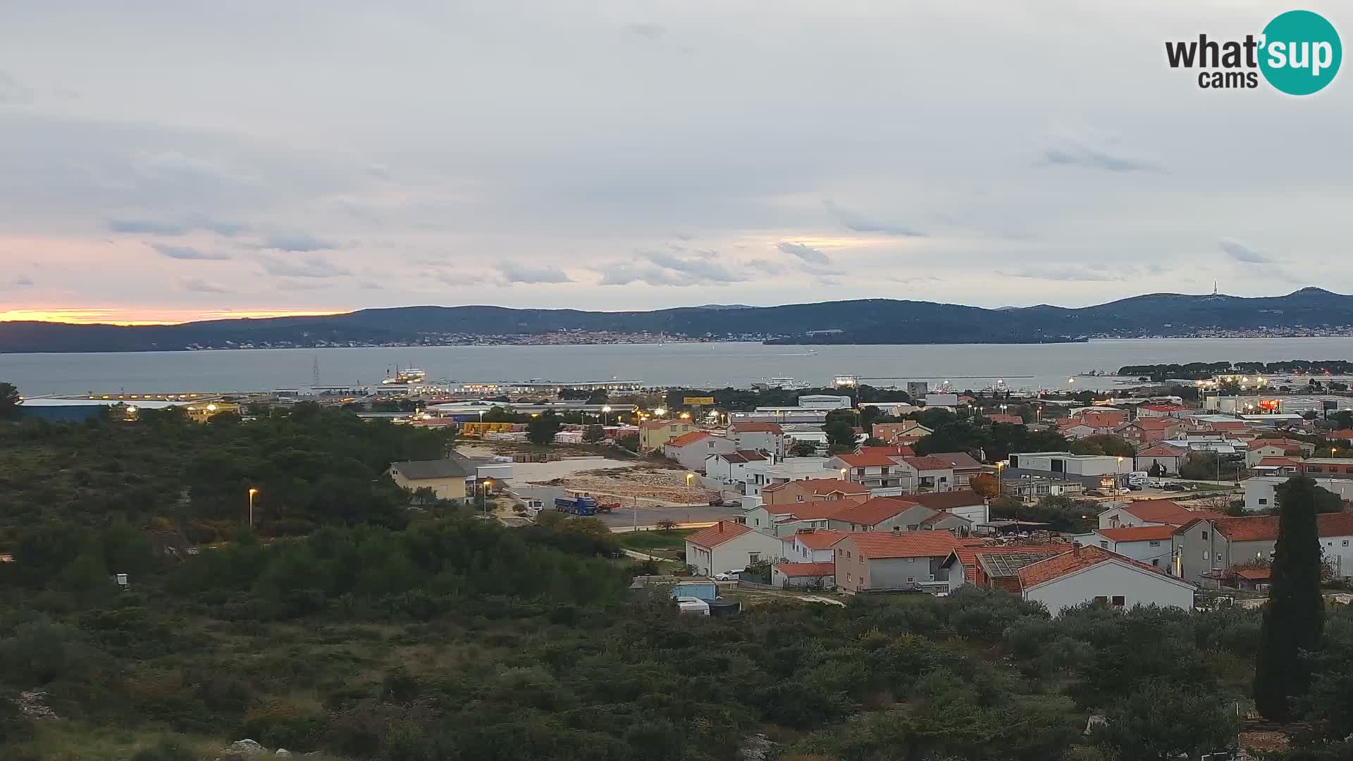 Zadar Pristanišče Gazenica s panoramsko spletno kamero, Zadar, Hrvaška