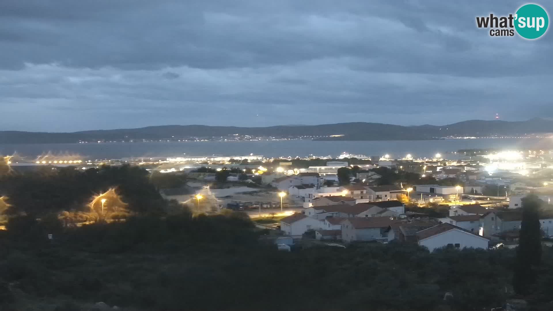 Zadar Pristanišče Gazenica s panoramsko spletno kamero, Zadar, Hrvaška