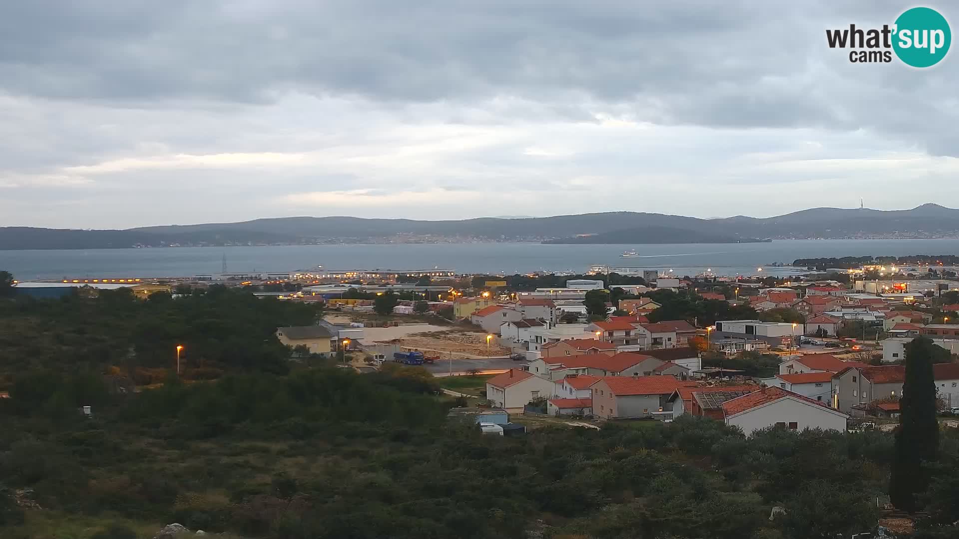 Panorama de la Webcam del Puerto Gazenica de Zadar, Zadar, Croacia