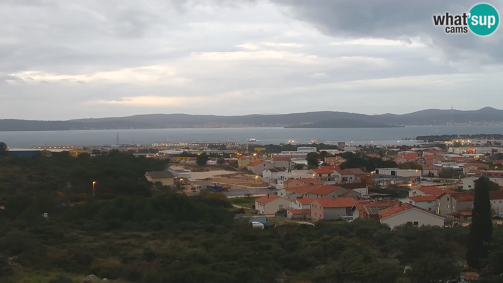 Panorama de la Webcam del Puerto Gazenica de Zadar, Zadar, Croacia