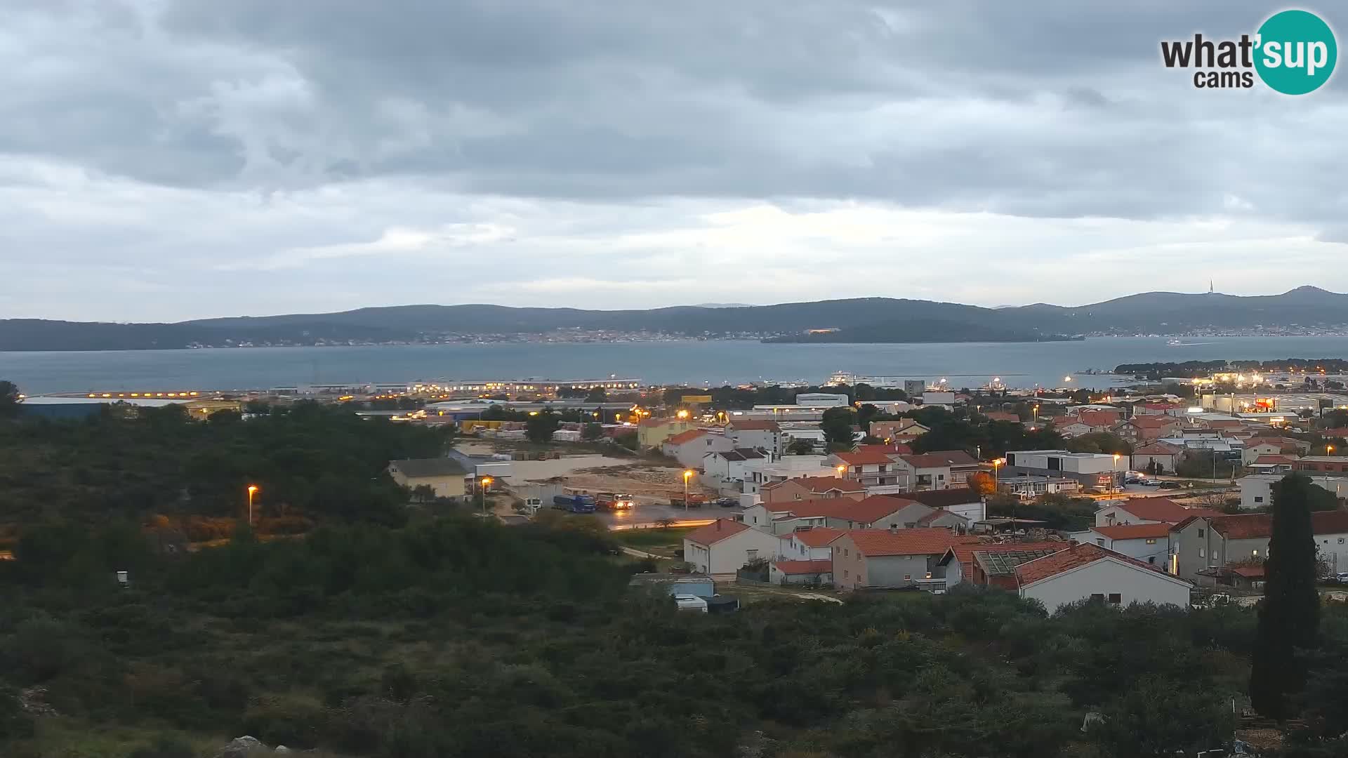 Zadar Port Gazenica Webcam Panorama, Zadar, Kroatien