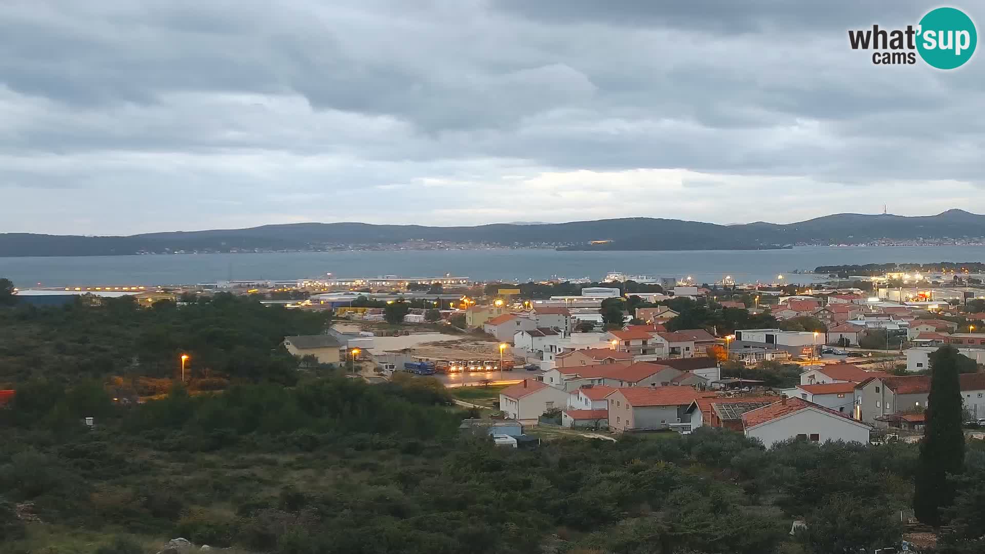 Panorama de la Webcam del Puerto Gazenica de Zadar, Zadar, Croacia