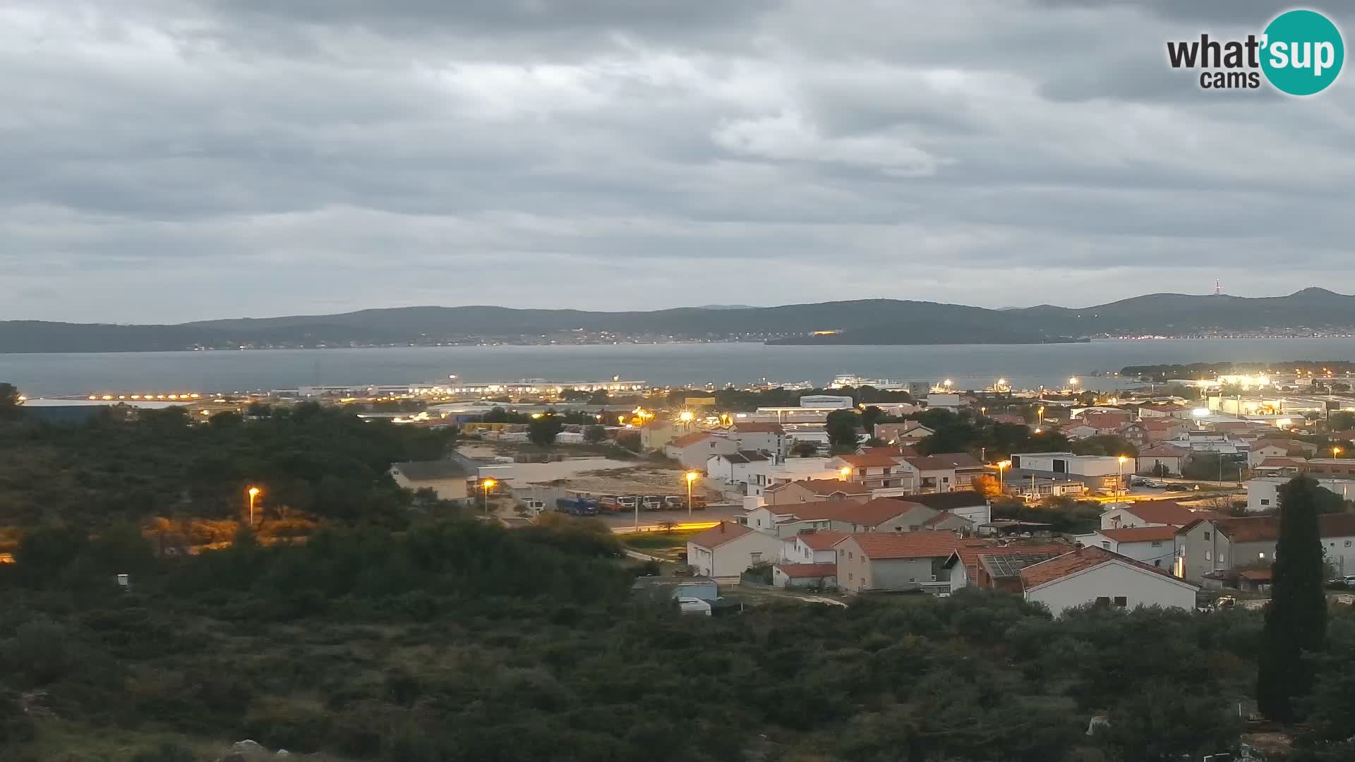 Zadar Pristanišče Gazenica s panoramsko spletno kamero, Zadar, Hrvaška