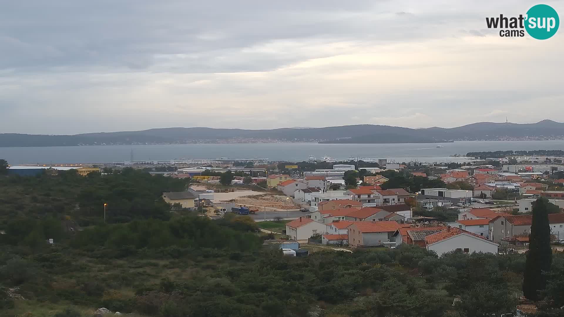 Panorama de la Webcam del Puerto Gazenica de Zadar, Zadar, Croacia