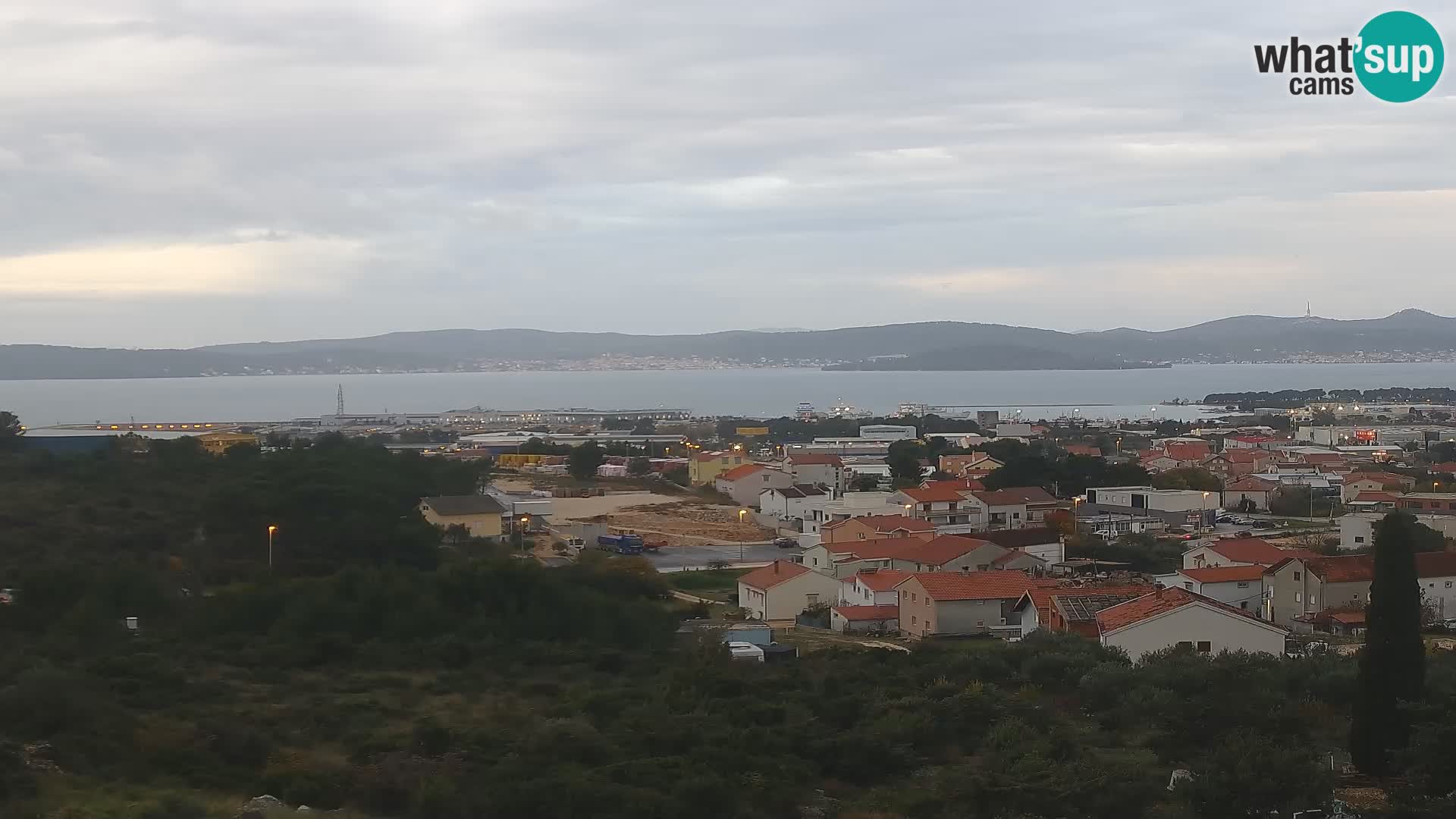 Panorama de la Webcam del Puerto Gazenica de Zadar, Zadar, Croacia