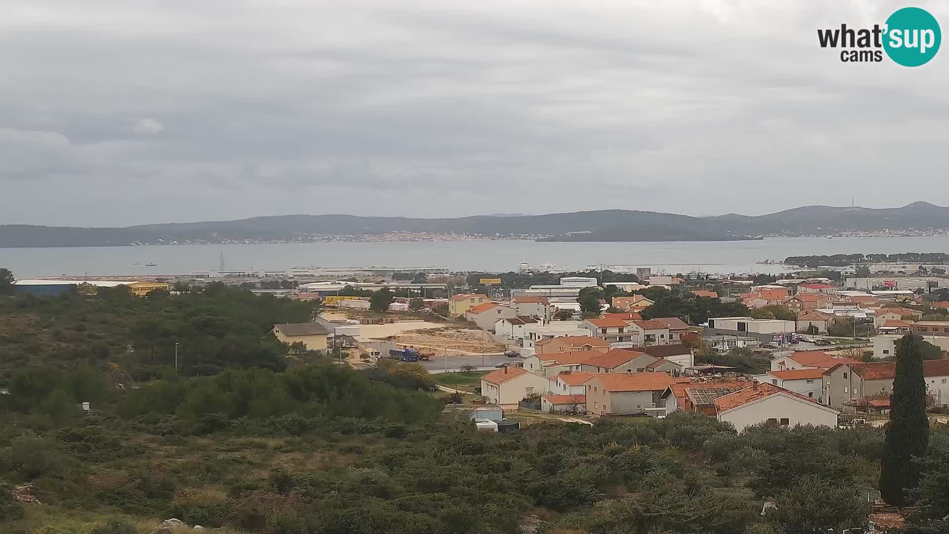 Panorama de la Webcam del Puerto Gazenica de Zadar, Zadar, Croacia