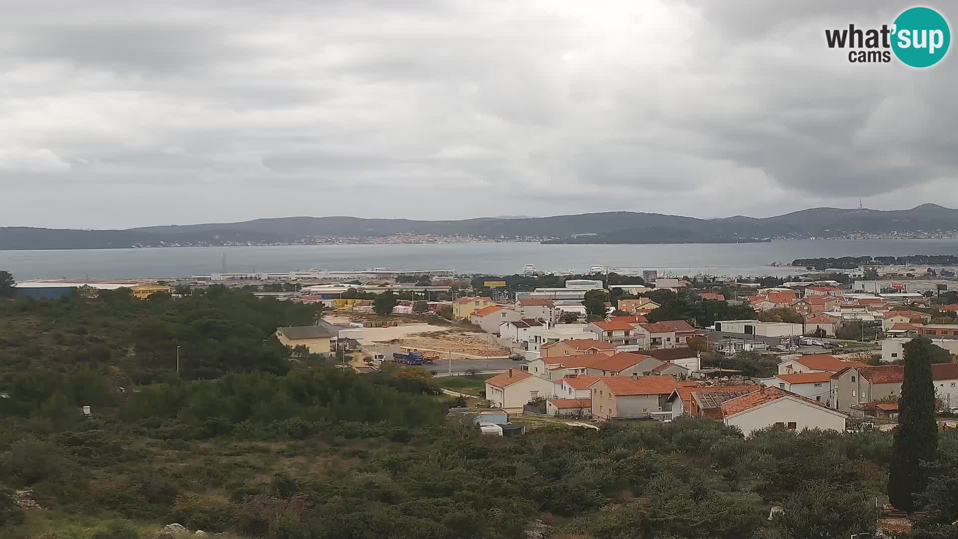 Panorama de la Webcam del Puerto Gazenica de Zadar, Zadar, Croacia