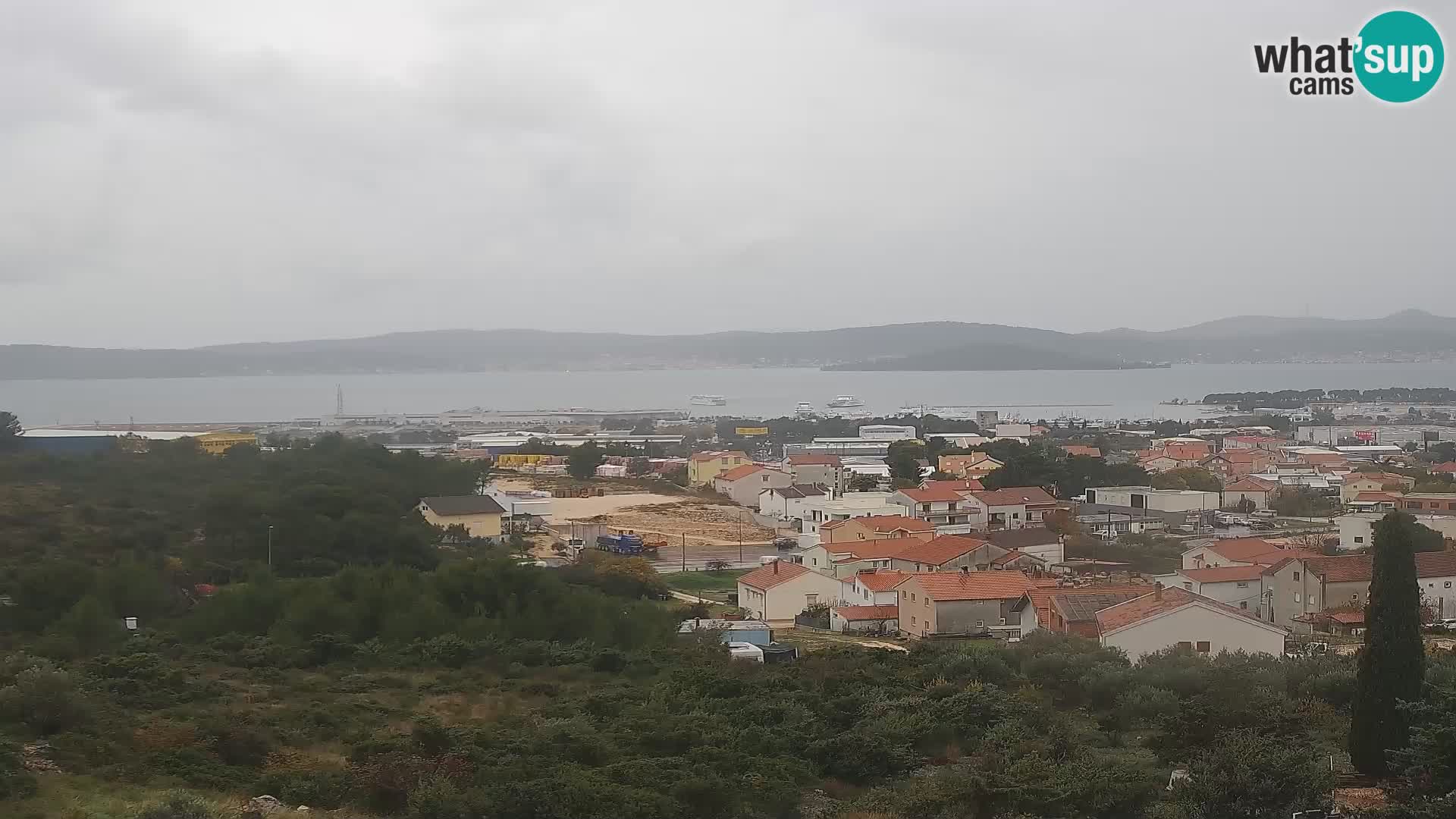 Zadar Pristanišče Gazenica s panoramsko spletno kamero, Zadar, Hrvaška