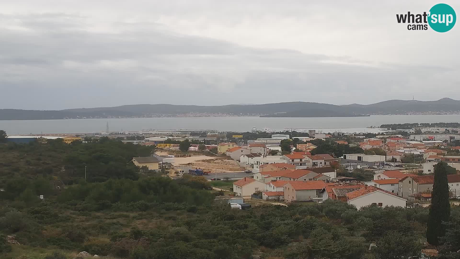 Zadar Port Gazenica Webcam Panorama, Zadar, Kroatien