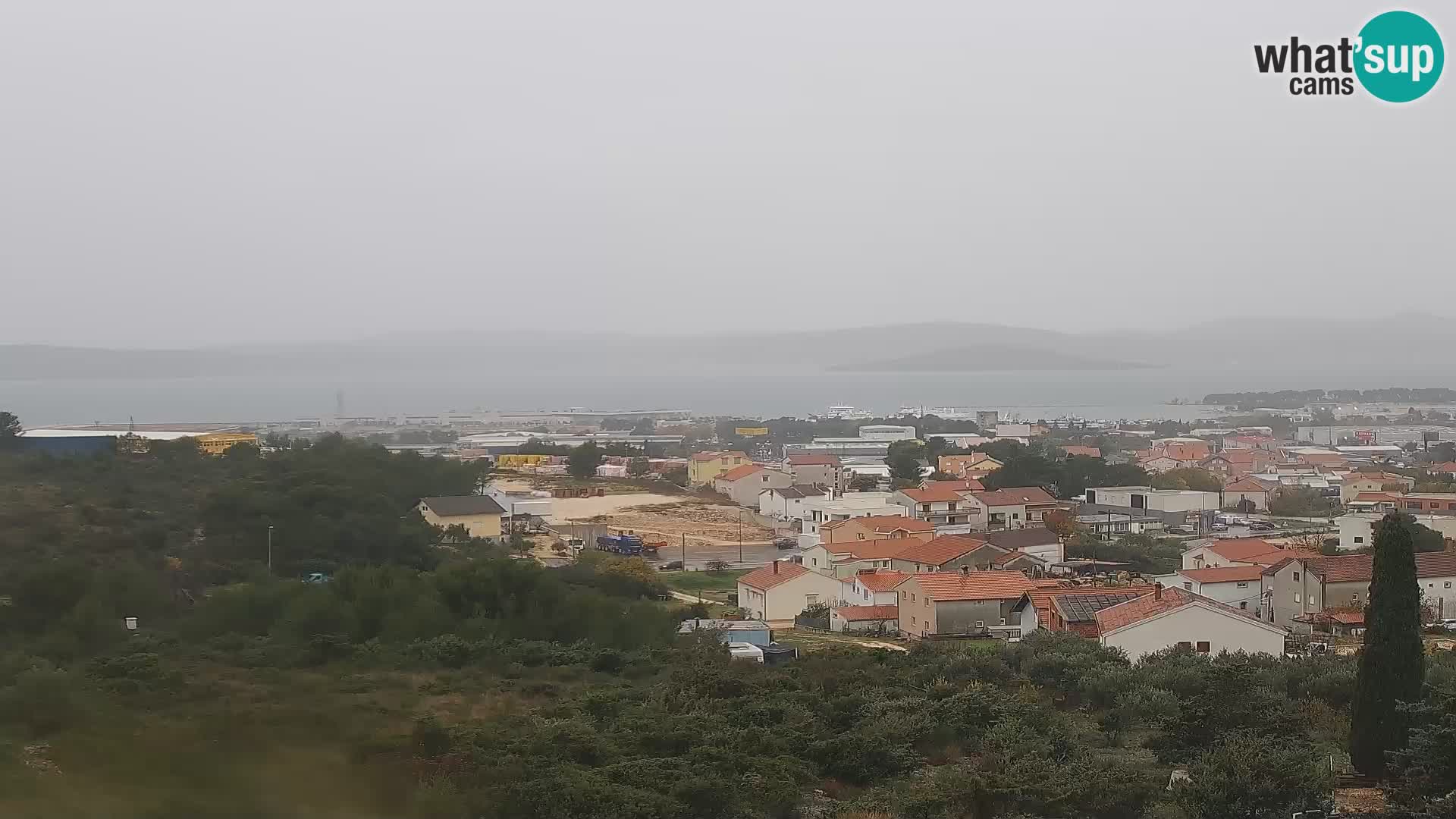 Zadar Pristanišče Gazenica s panoramsko spletno kamero, Zadar, Hrvaška