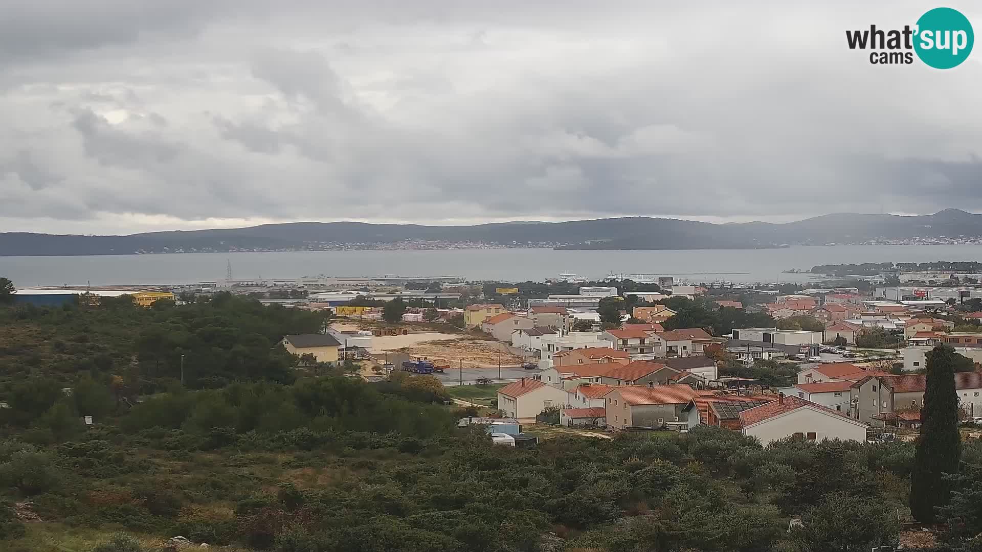 Zadar Port Gazenica Webcam Panorama, Zadar, Kroatien