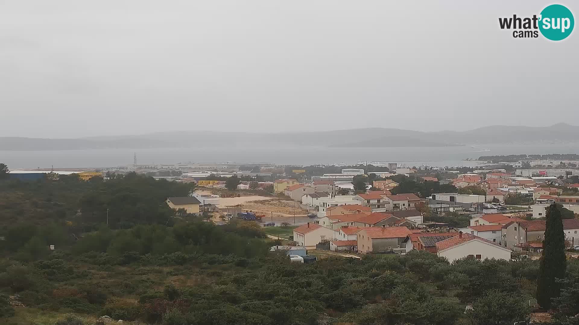 Zadar Port Gazenica Webcam Panorama, Zadar, Kroatien