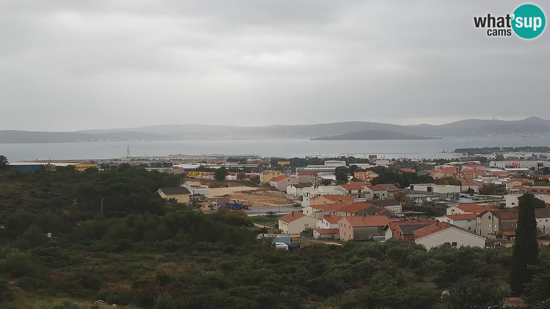 Zadar Pristanišče Gazenica s panoramsko spletno kamero, Zadar, Hrvaška