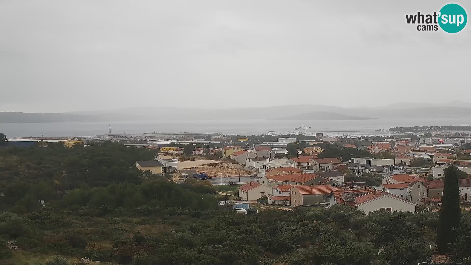 Zadar Pristanišče Gazenica s panoramsko spletno kamero, Zadar, Hrvaška