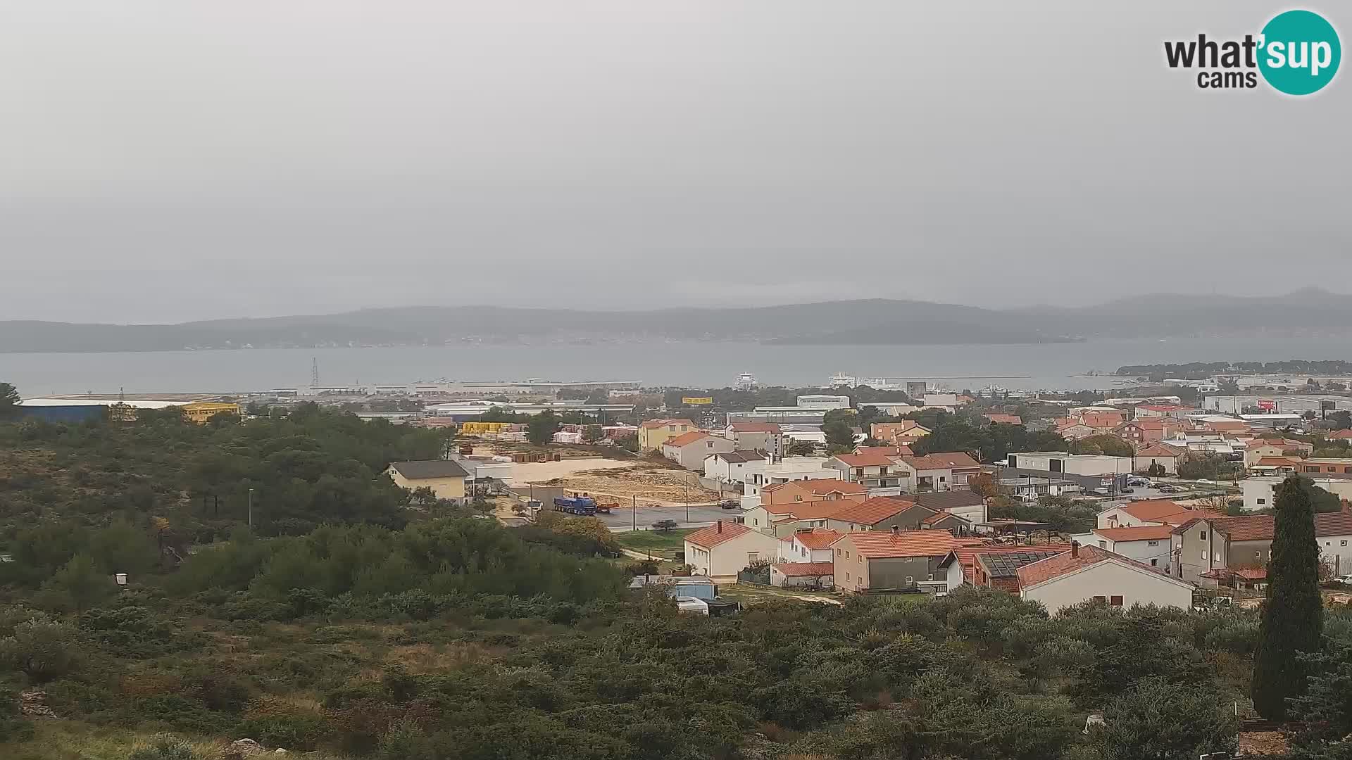 Panorama de la Webcam del Puerto Gazenica de Zadar, Zadar, Croacia