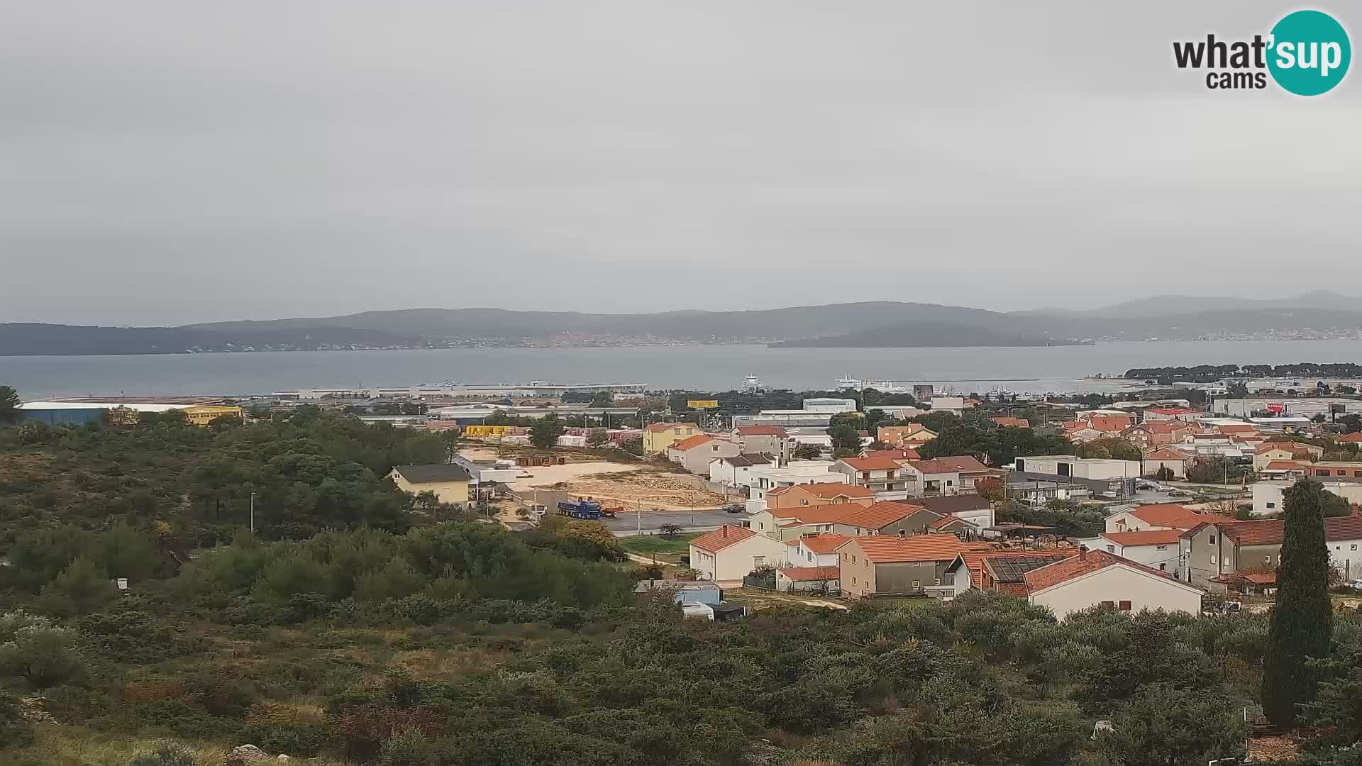 Zadar Pristanišče Gazenica s panoramsko spletno kamero, Zadar, Hrvaška