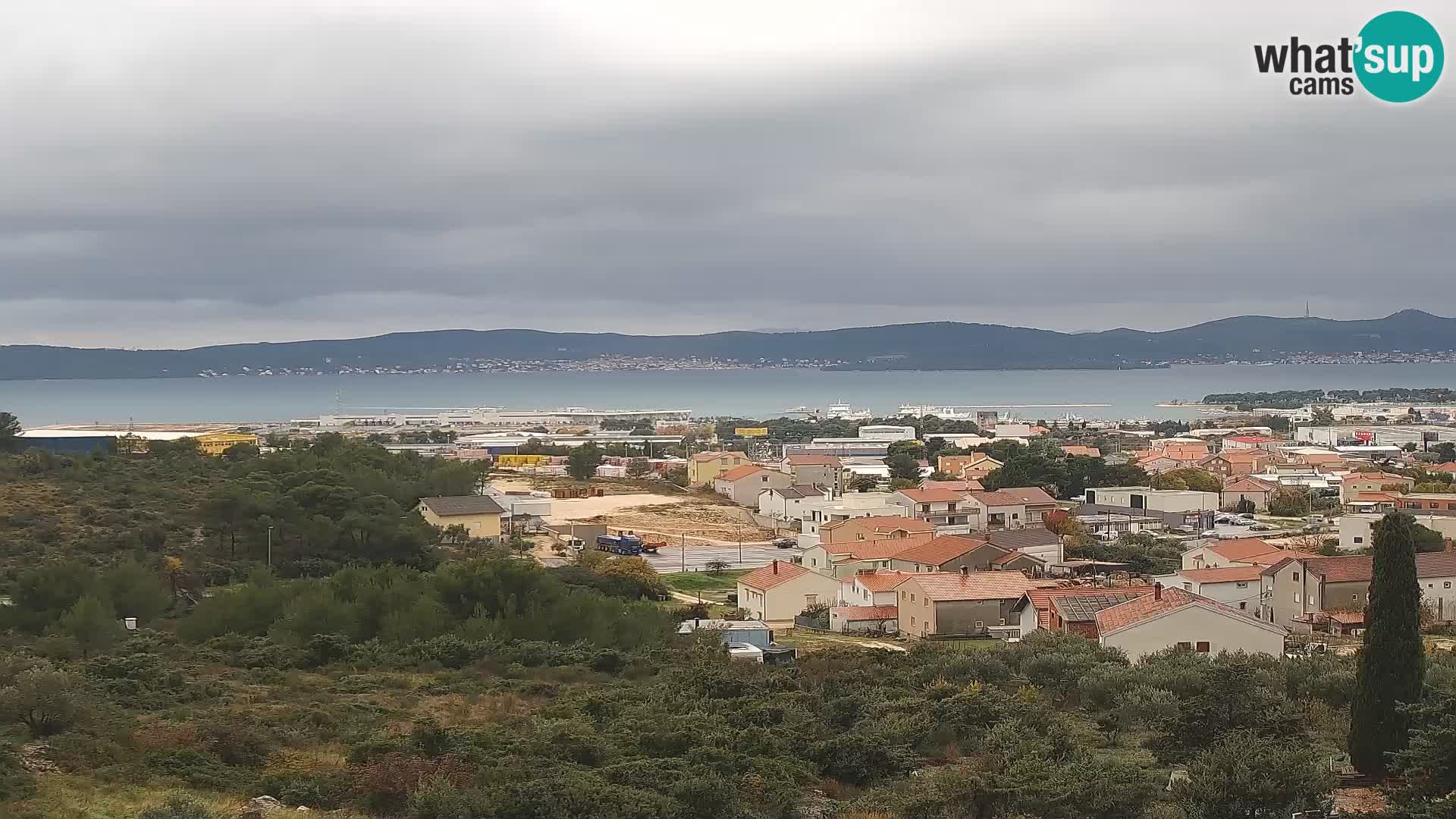 Panorama de la Webcam del Puerto Gazenica de Zadar, Zadar, Croacia